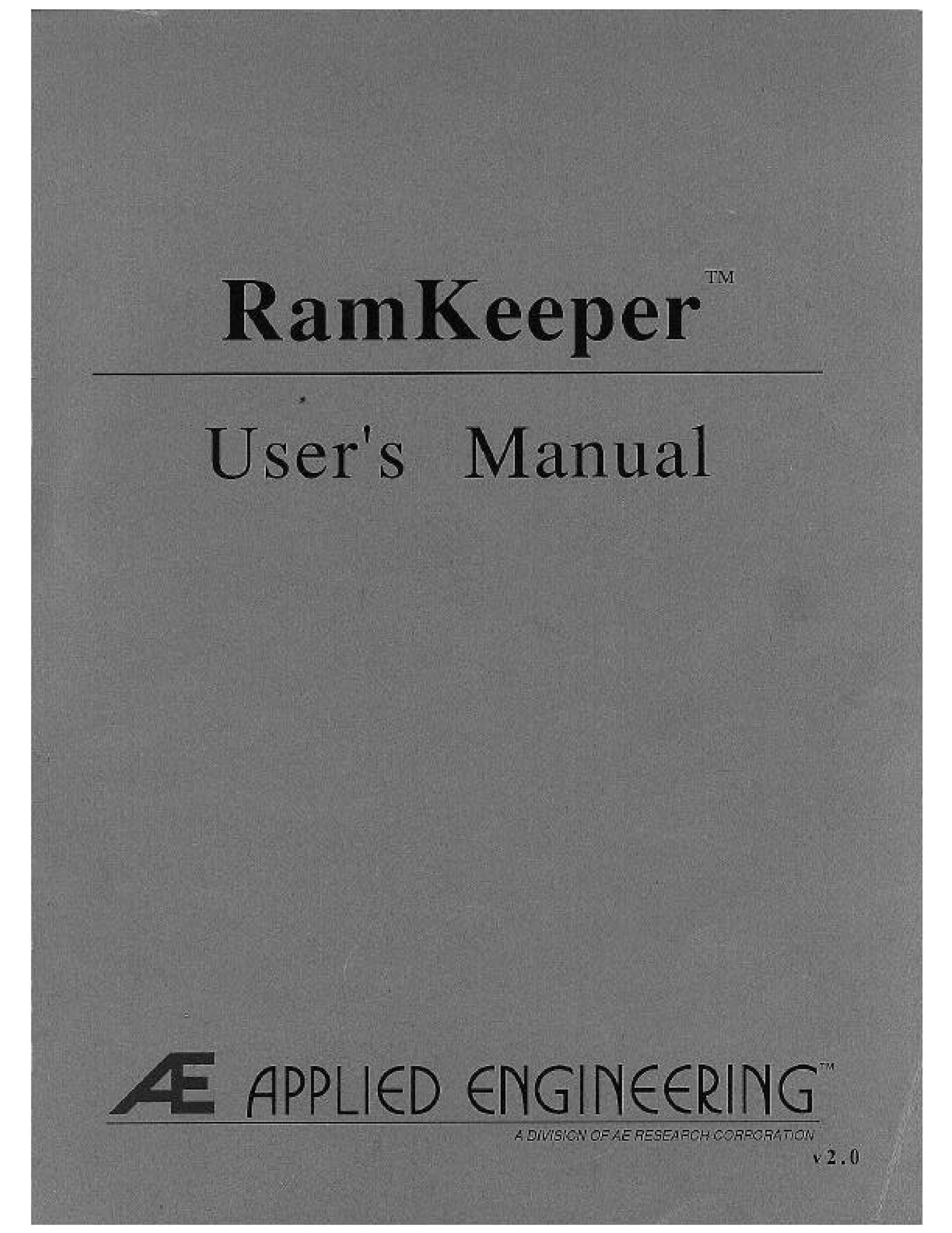 Apple EY5QGRAMKEEPER Computer Hardware User Manual