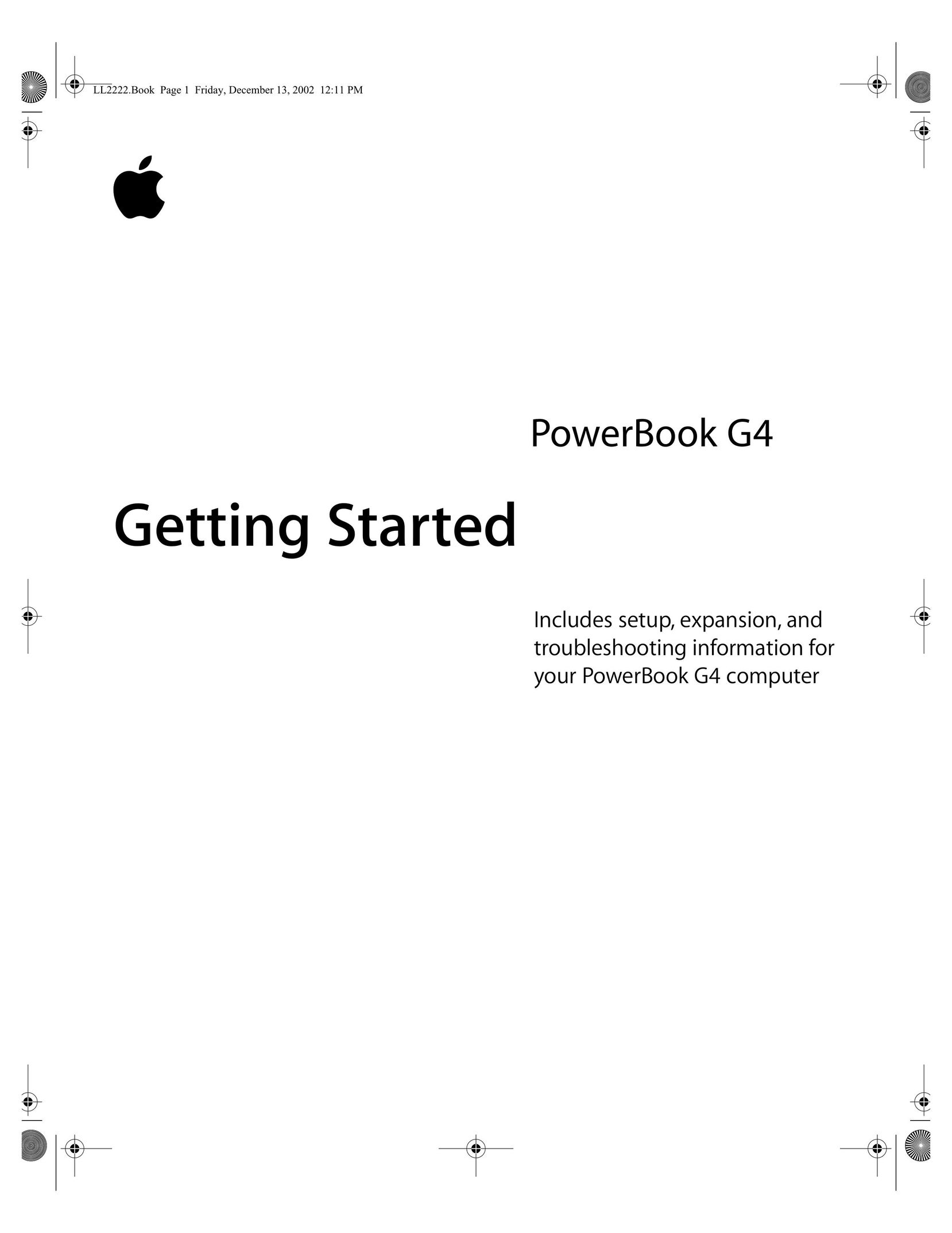Apple G4 Computer Hardware User Manual