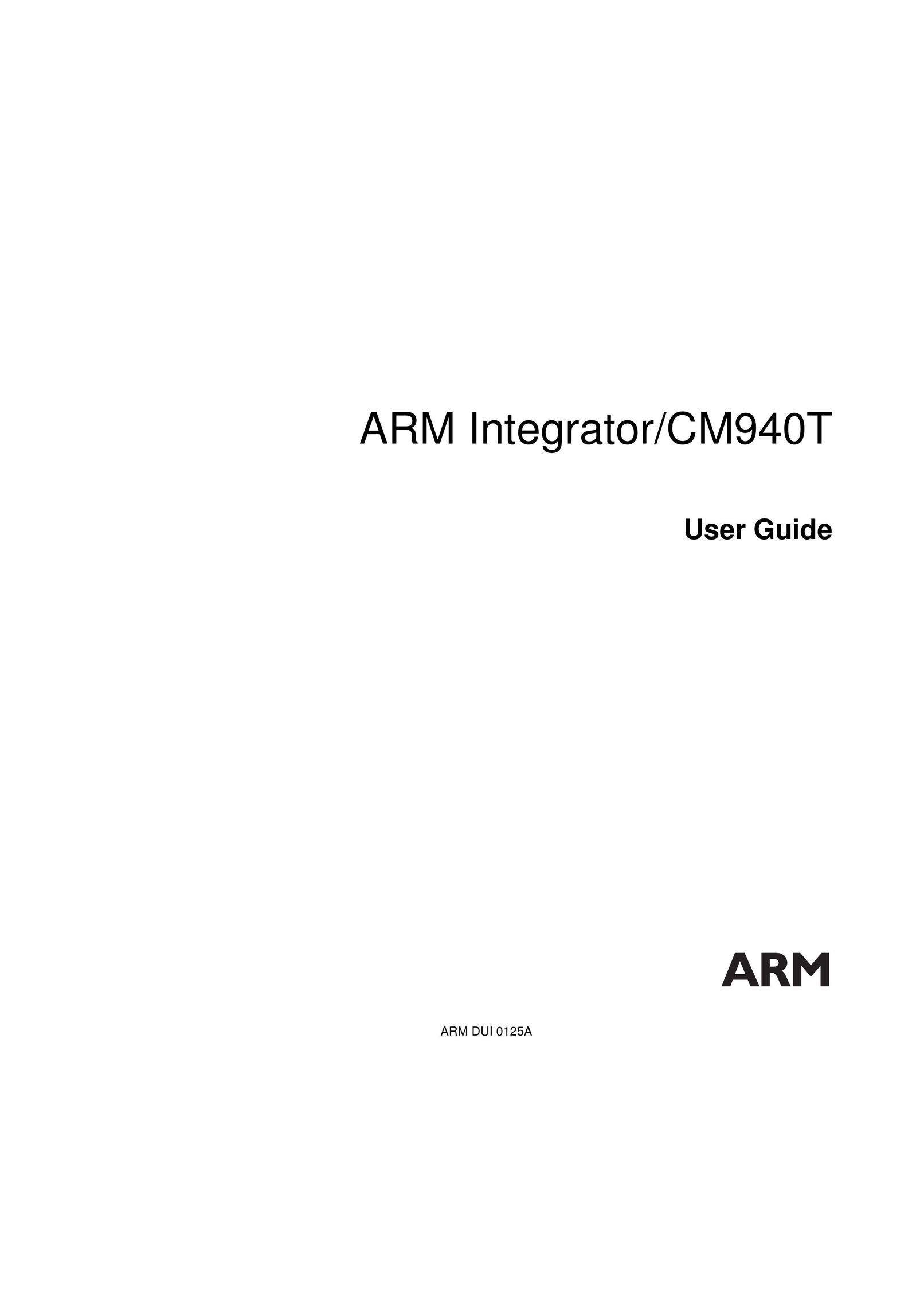 ARM CM940T Computer Hardware User Manual