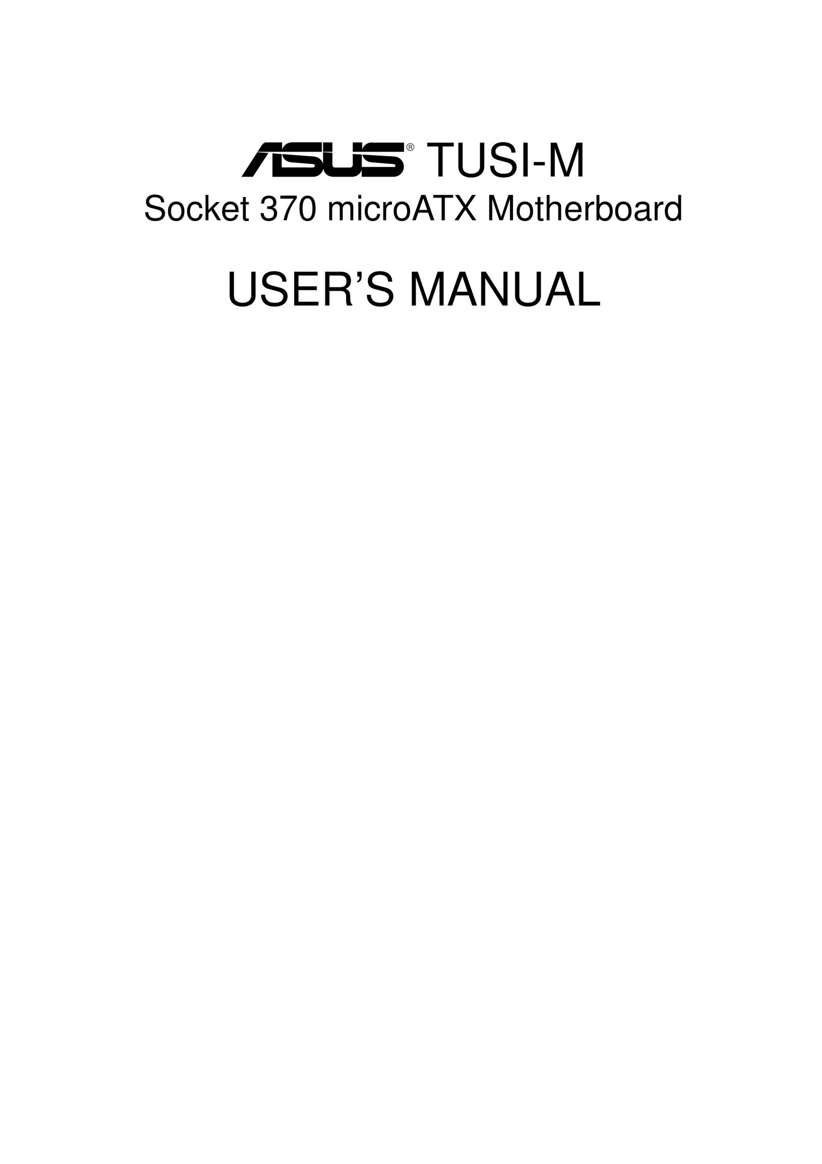 Asus 370 Computer Hardware User Manual