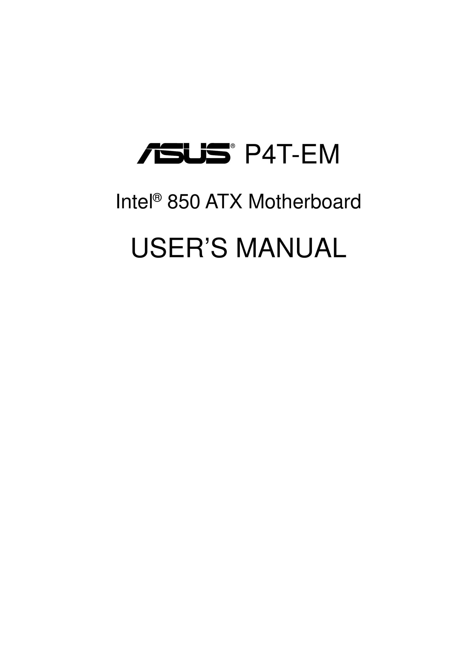 Asus 850 ATX Computer Hardware User Manual