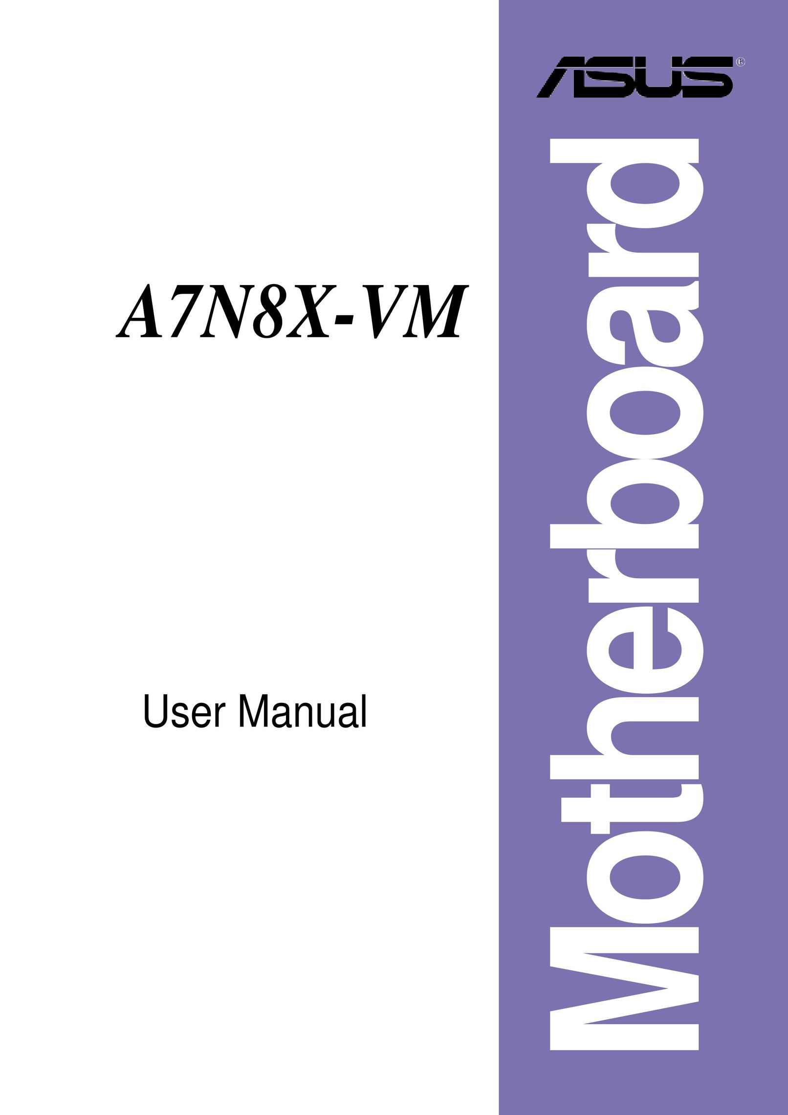 Asus A7N8X-VM Computer Hardware User Manual