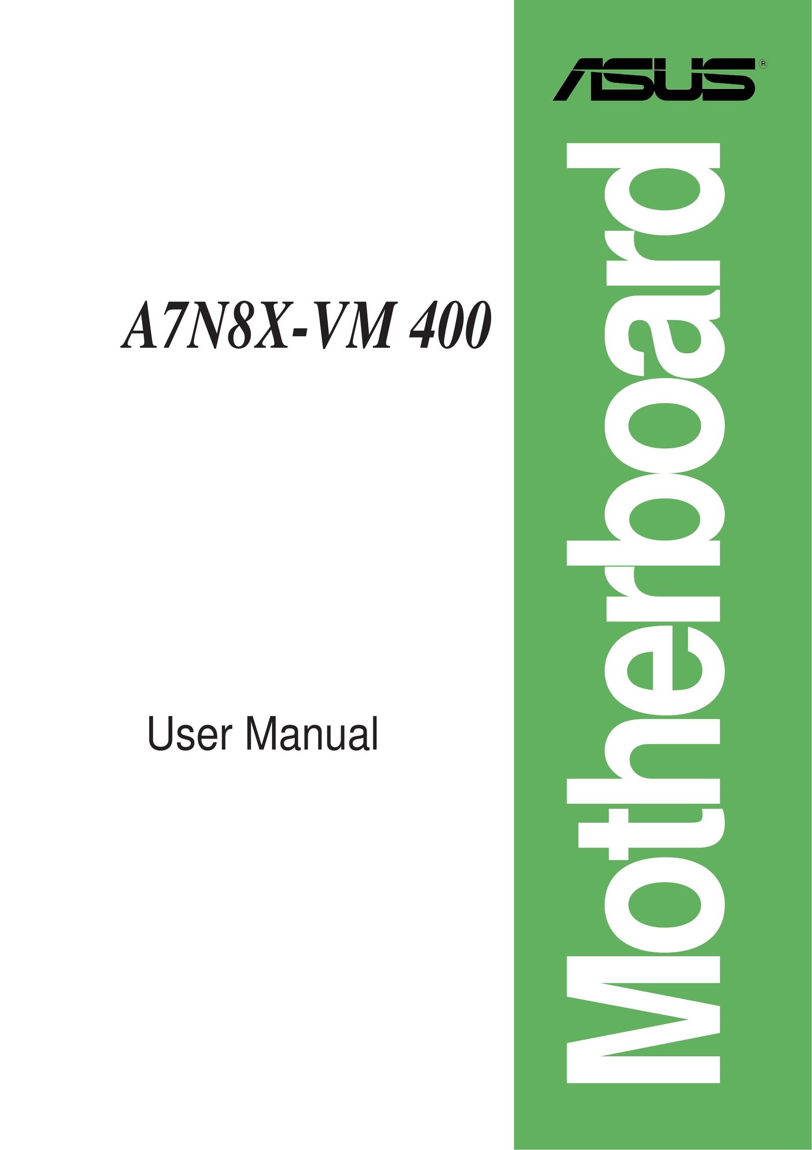 Asus A7N8X-VM 400 Computer Hardware User Manual