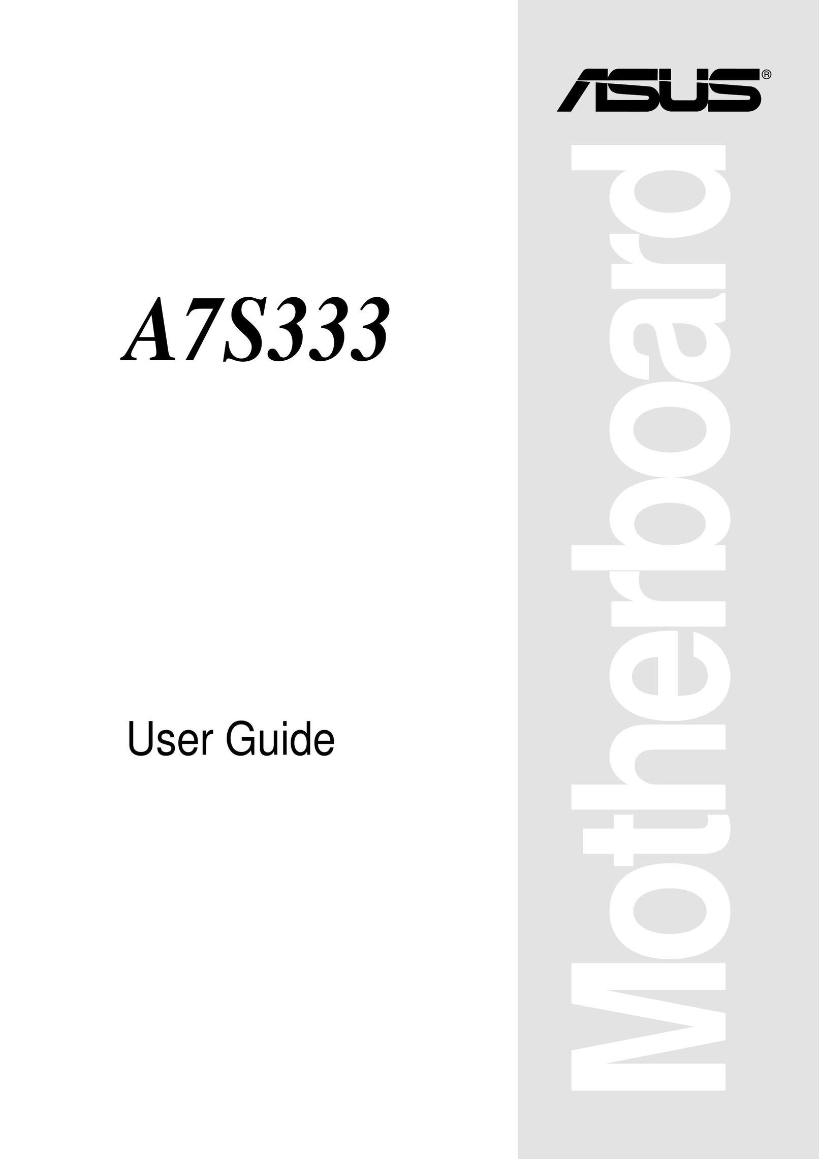 Asus A7S333 Computer Hardware User Manual
