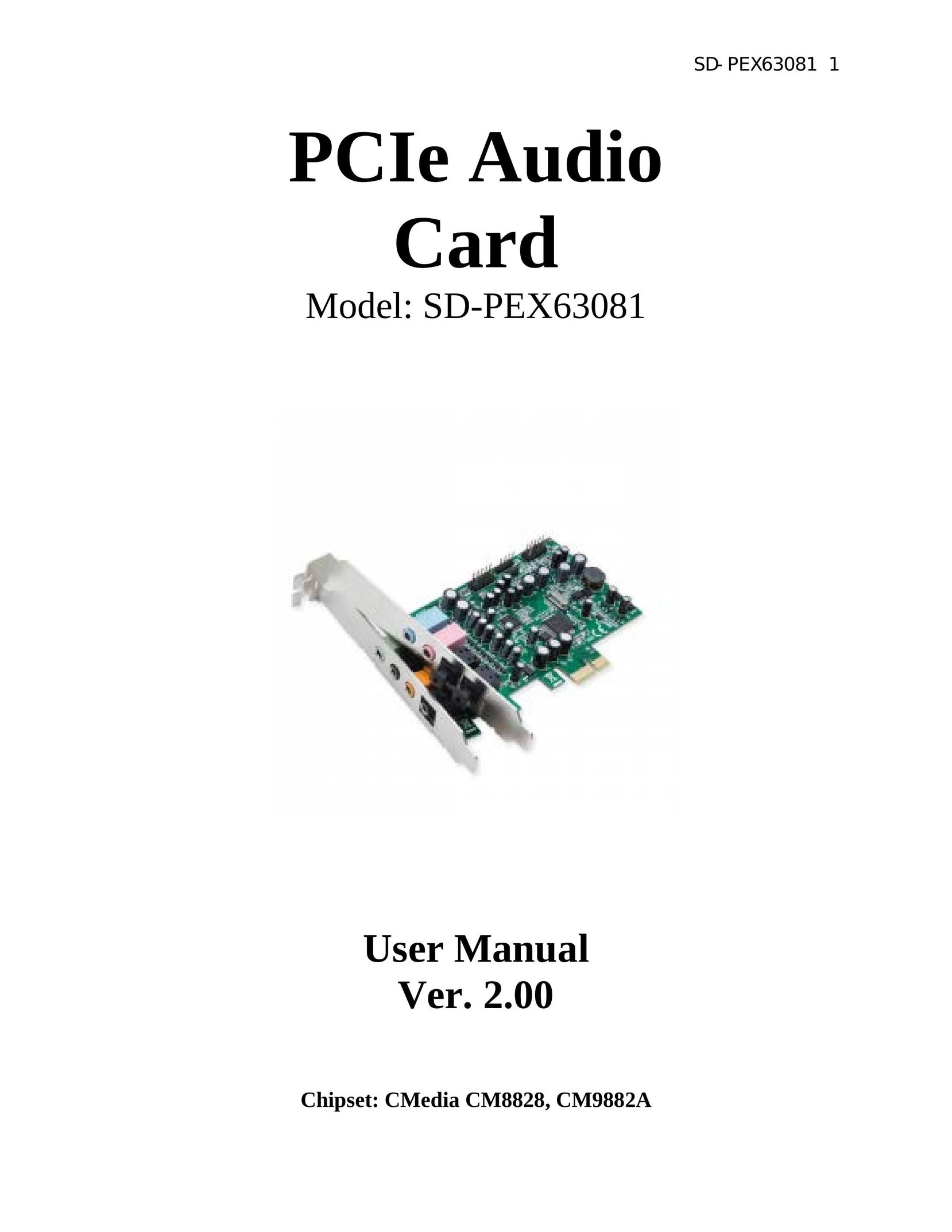 Baldor SD-PEX63081 Computer Hardware User Manual