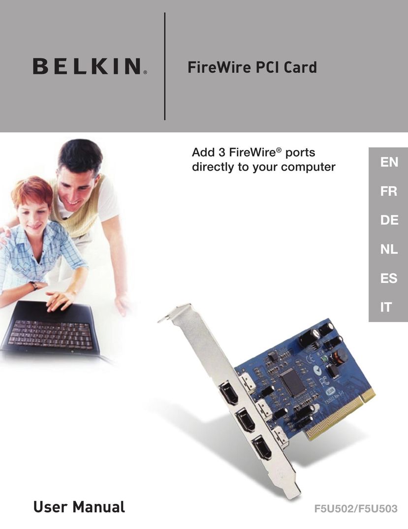 Belkin F5U503 Computer Hardware User Manual