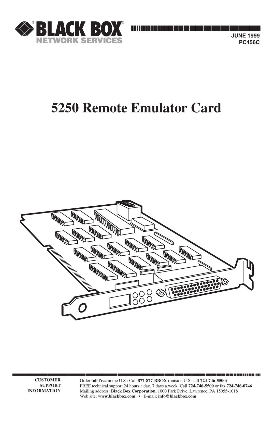 Black Box 5250 Computer Hardware User Manual