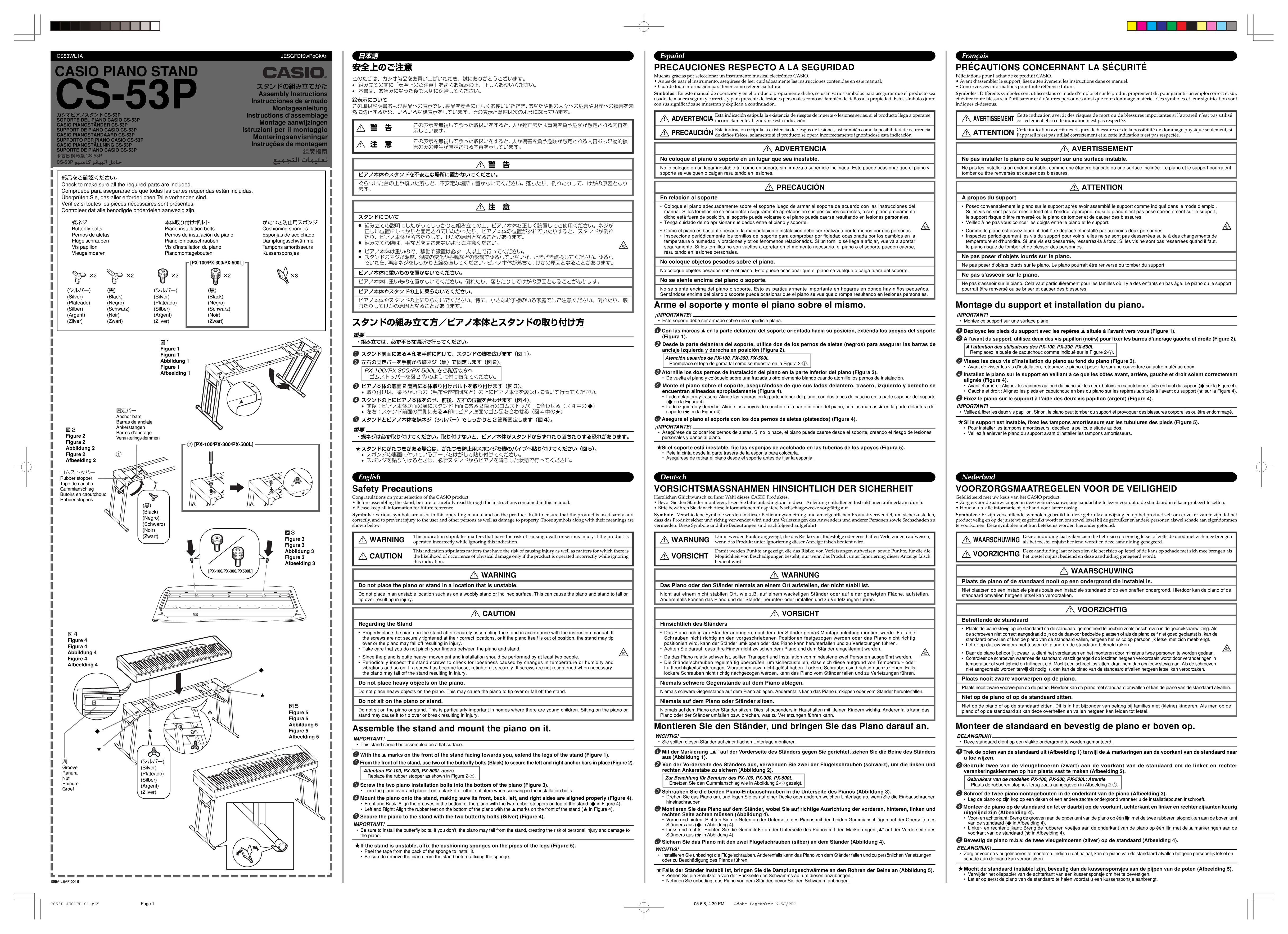 Casio CS-53P Computer Hardware User Manual