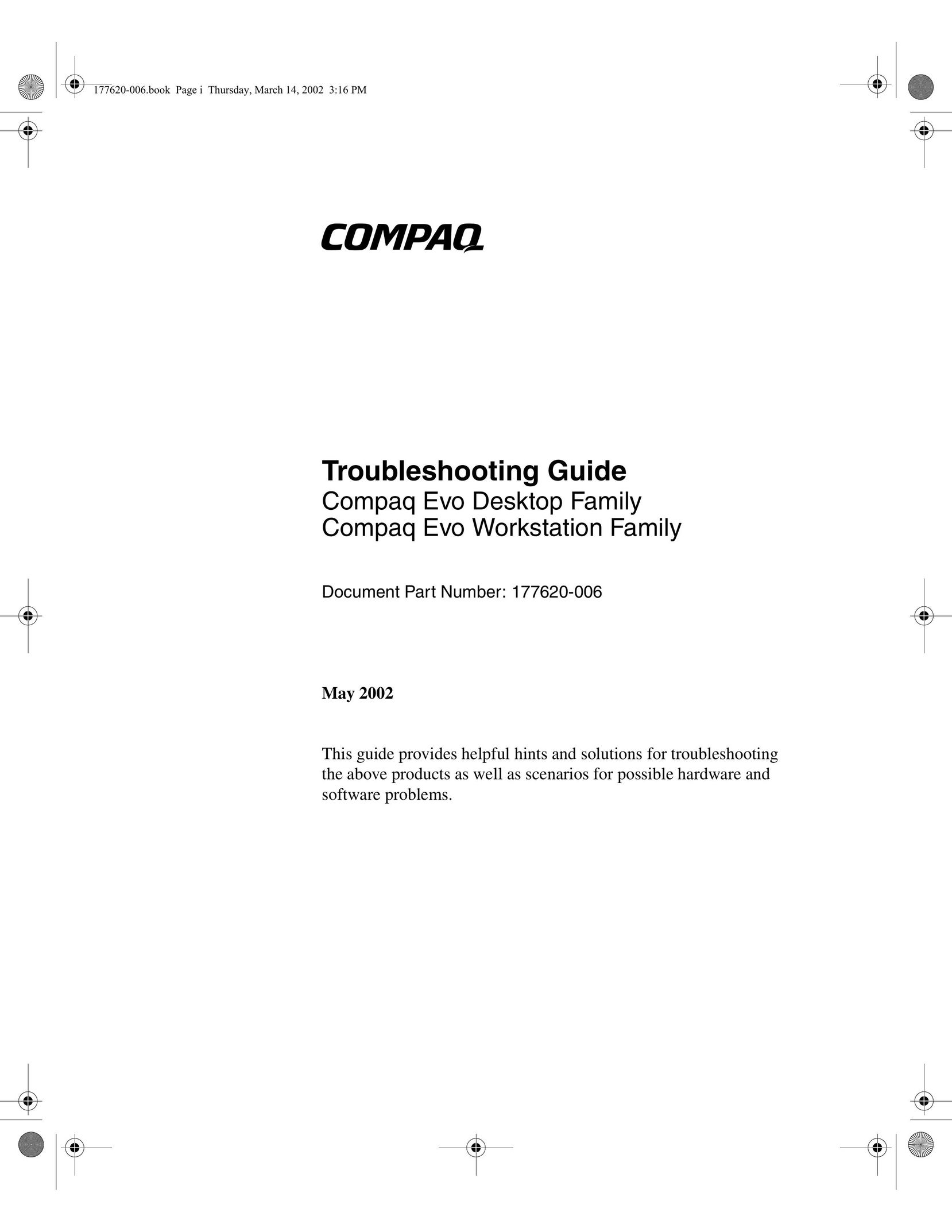 Compaq 177620-006 Computer Hardware User Manual