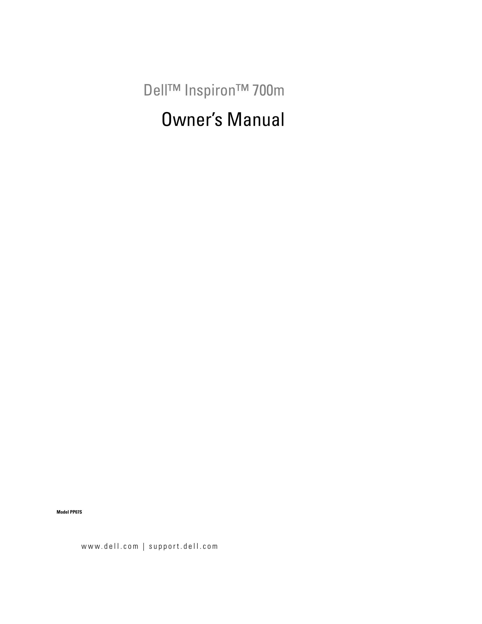 Dell 700M Computer Hardware User Manual