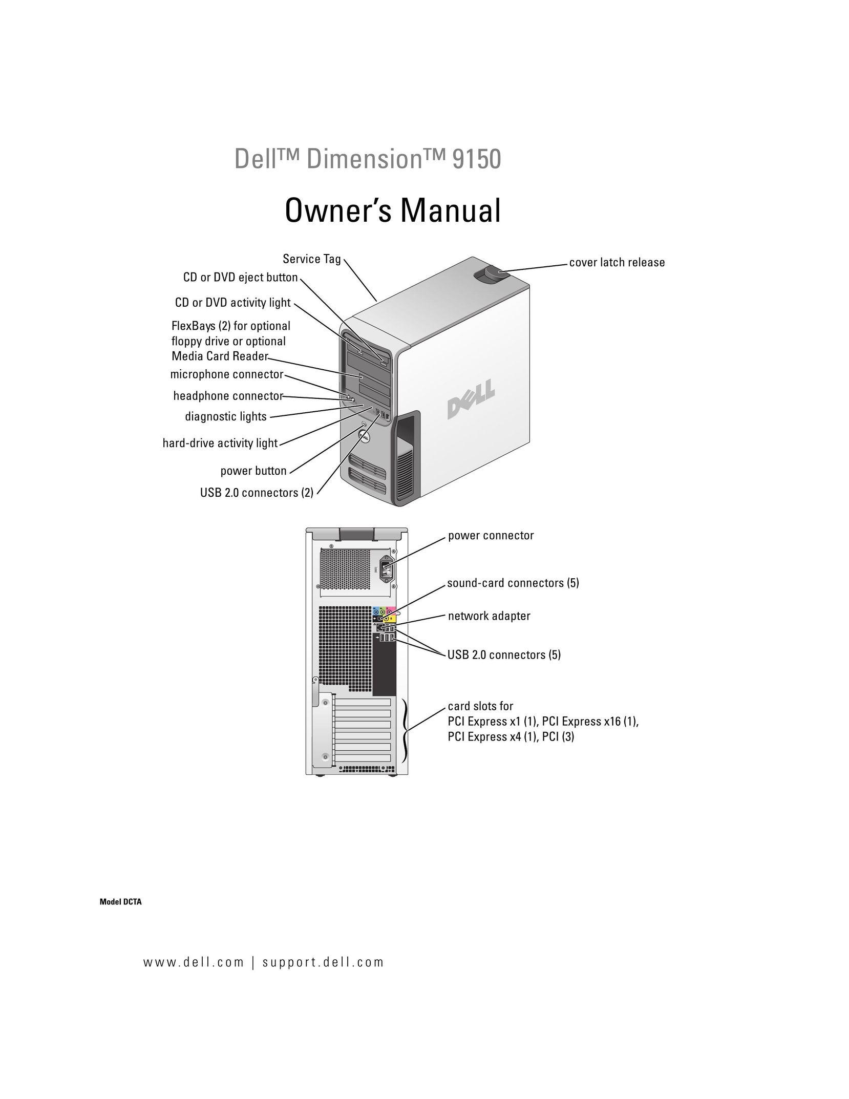 Dell DCTA Computer Hardware User Manual