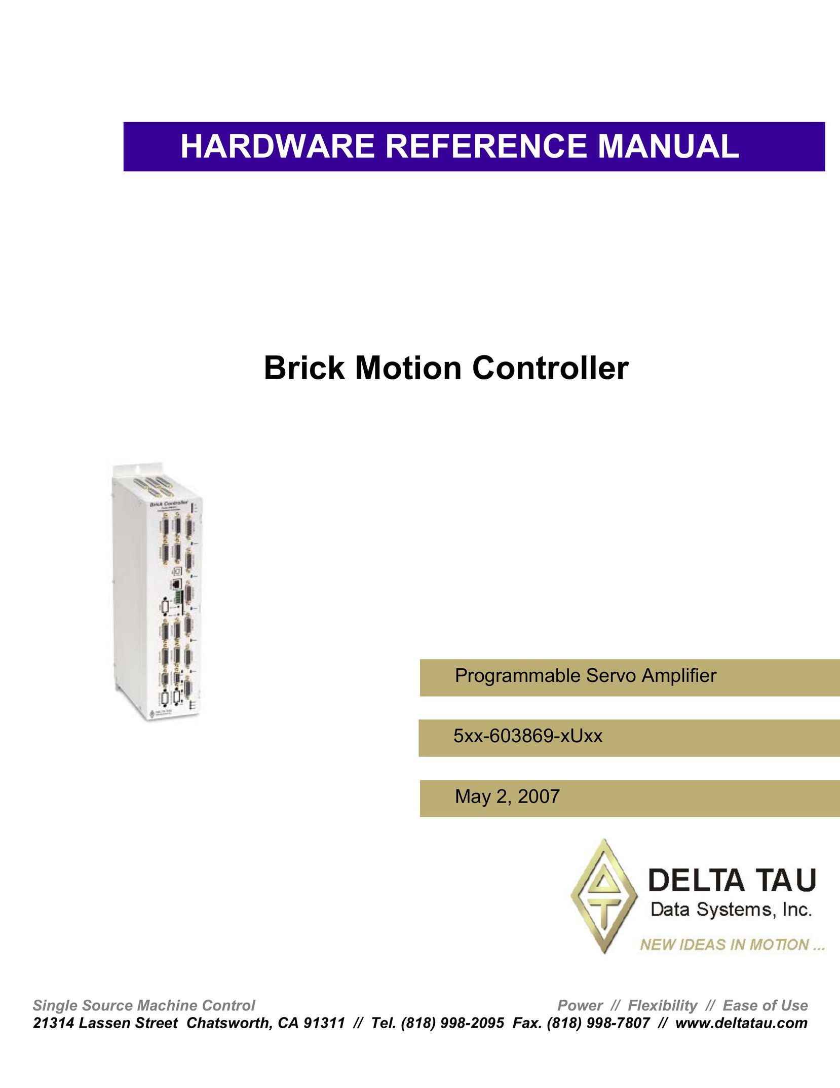 Delta Tau 5xx-603869-xUxx Computer Hardware User Manual