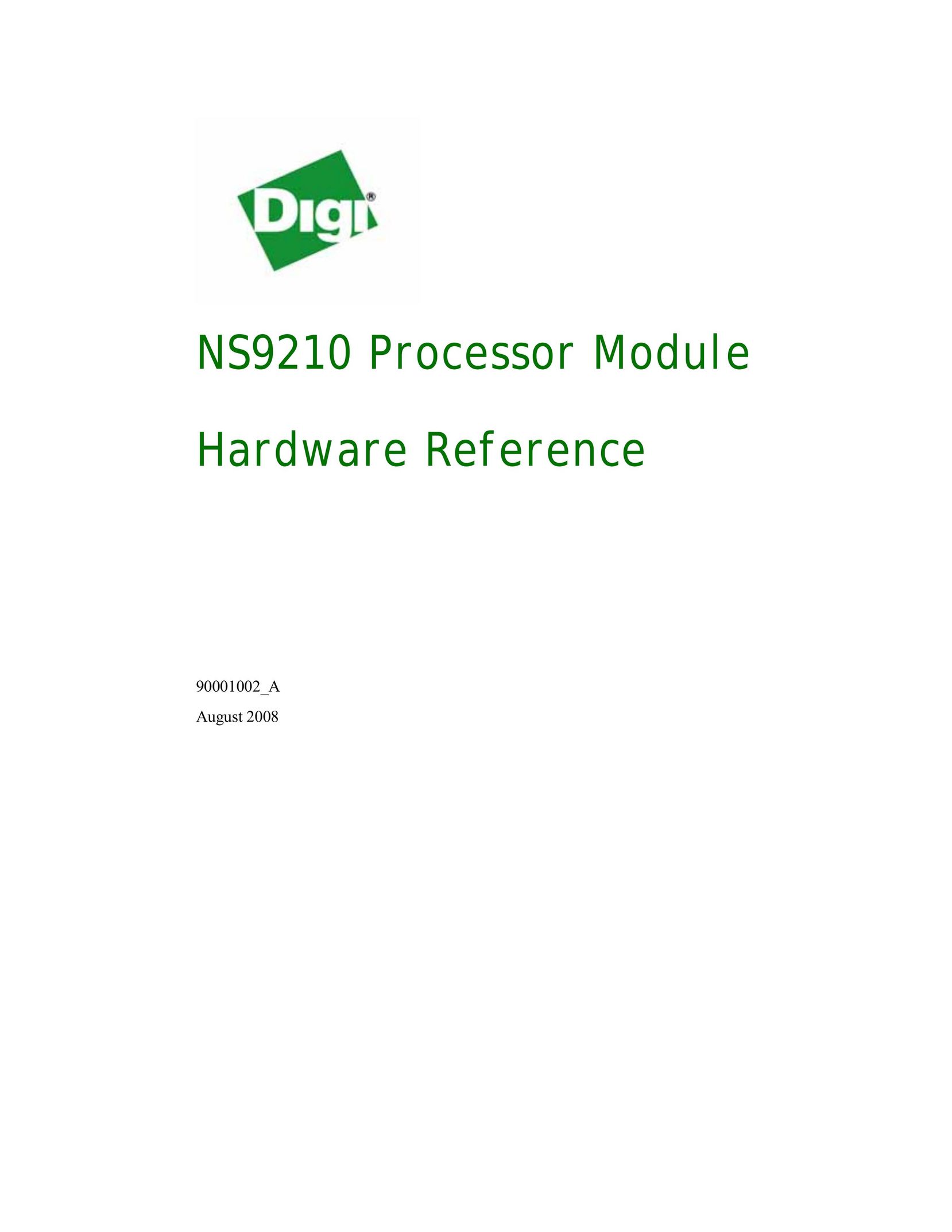 Digi NS9210 Computer Hardware User Manual