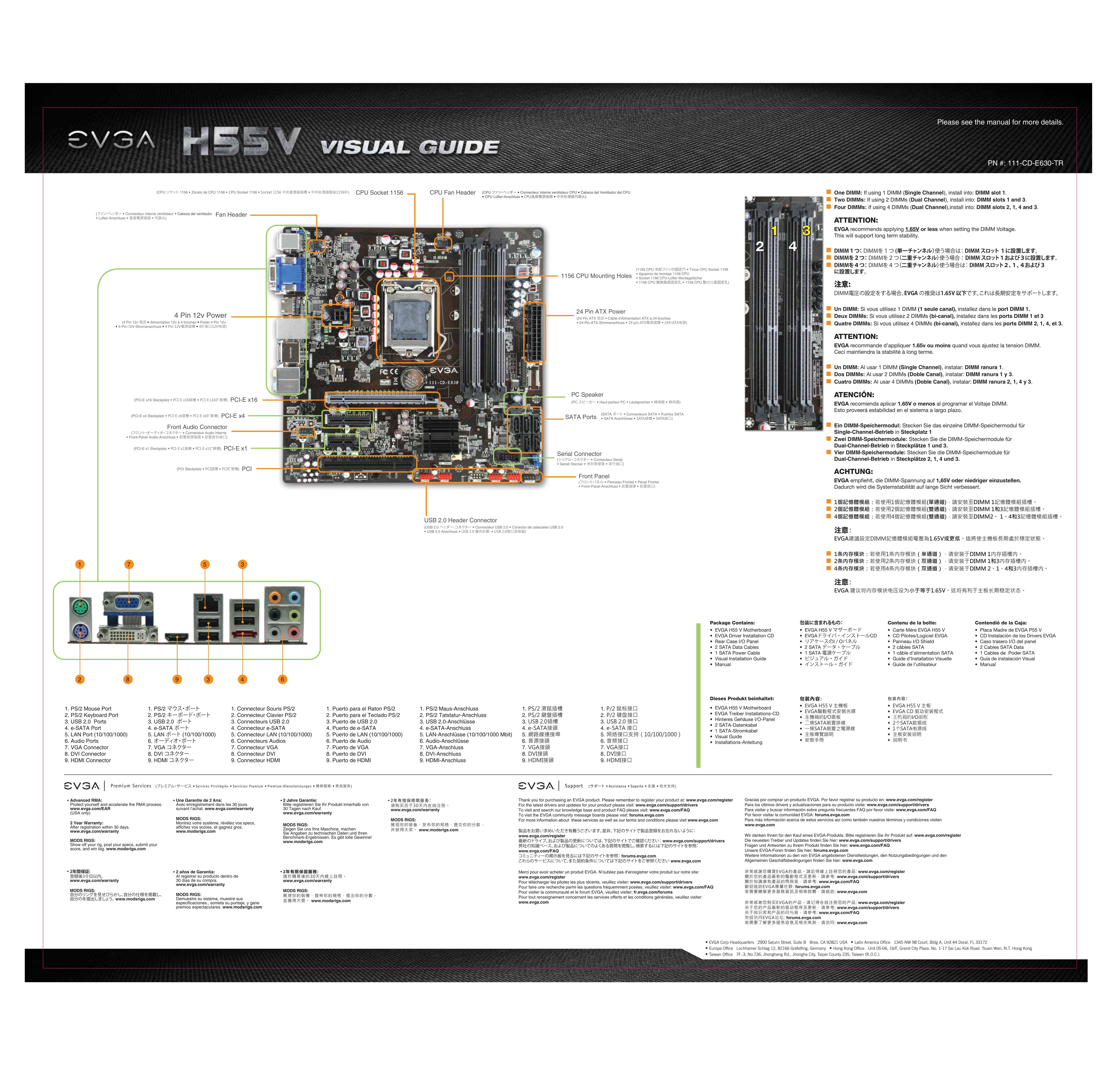EVGA 111-CD-E630-TR Computer Hardware User Manual