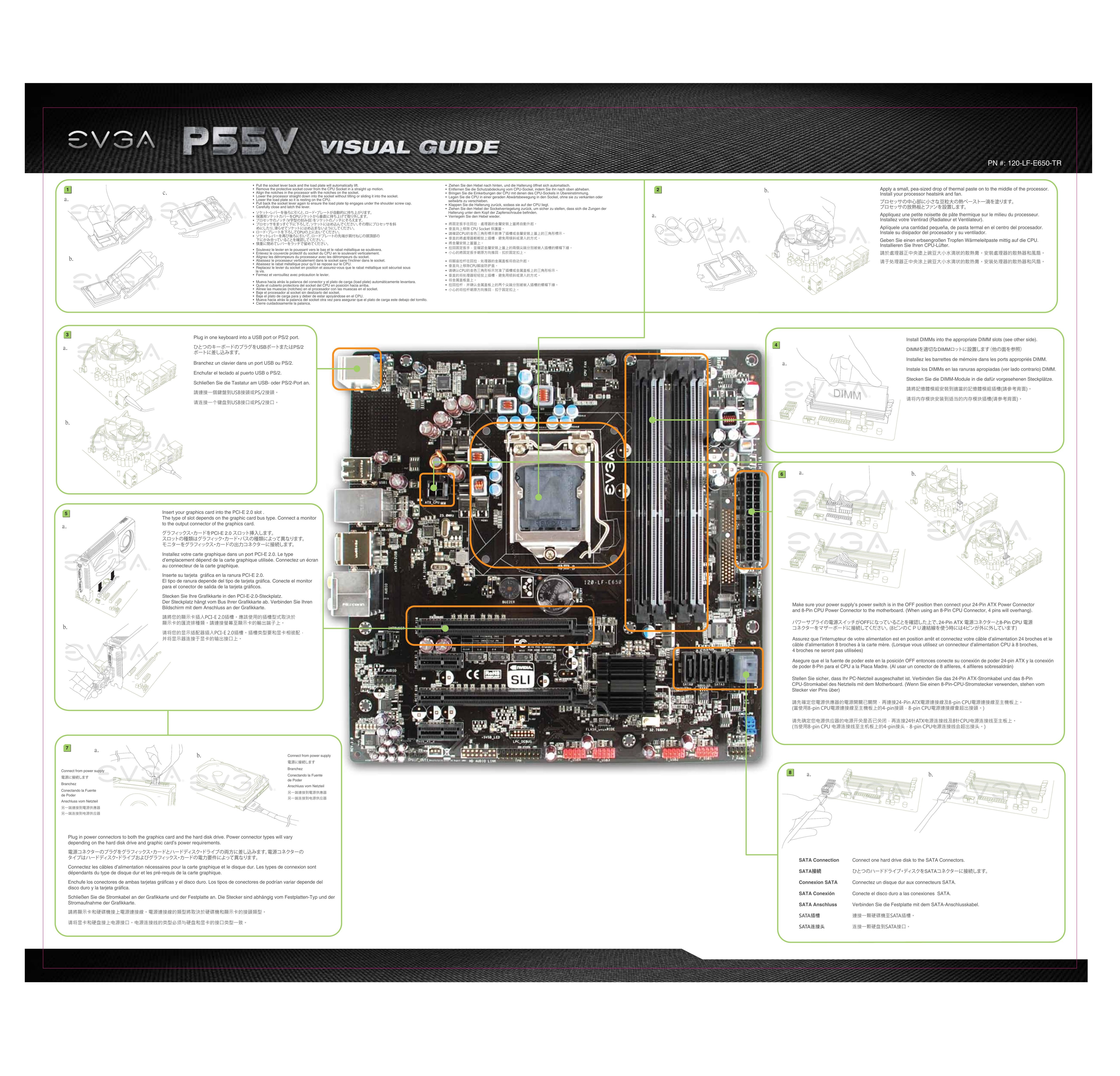 EVGA 120-LF-E650-TR Computer Hardware User Manual