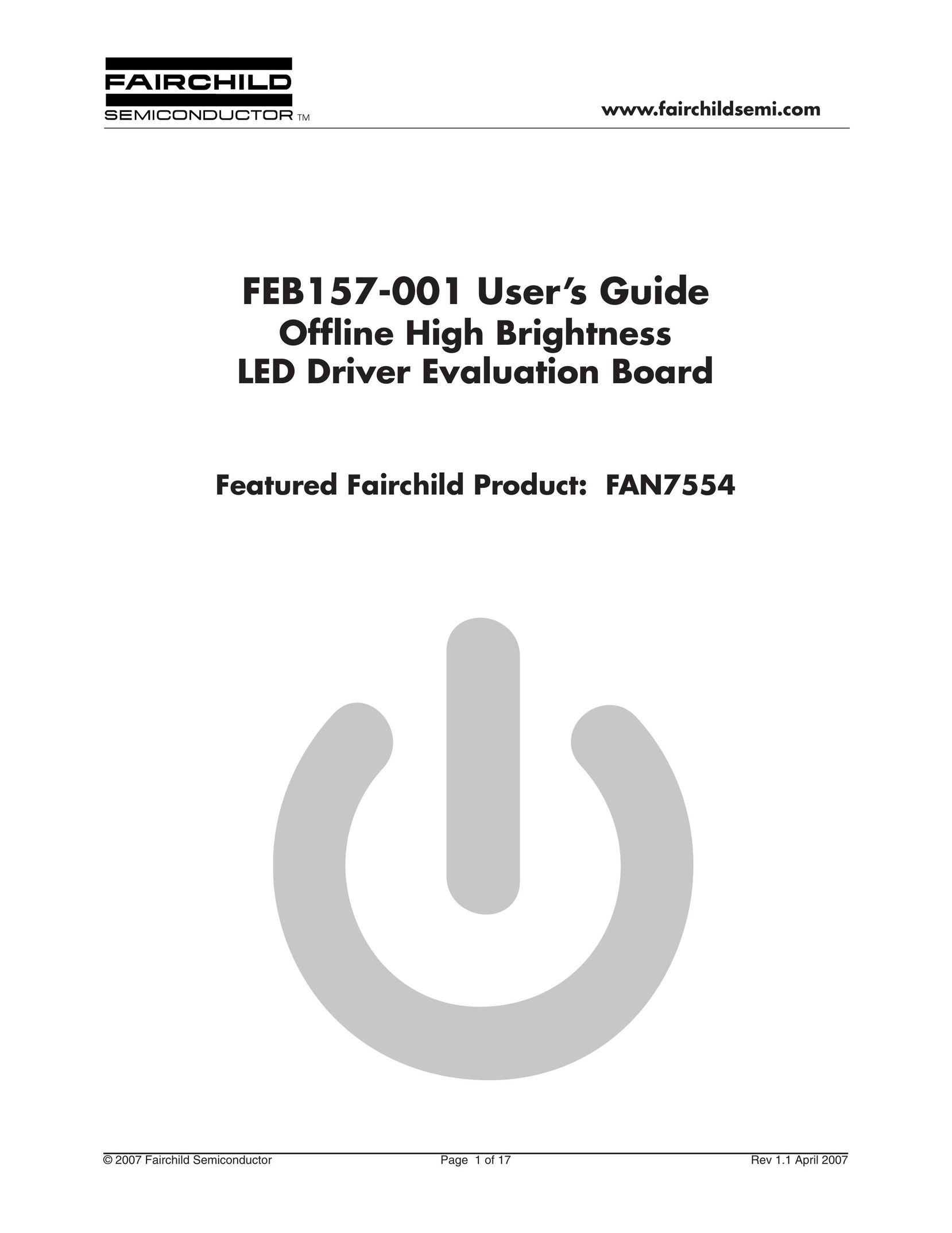 Fairchild FEB157-001 Computer Hardware User Manual