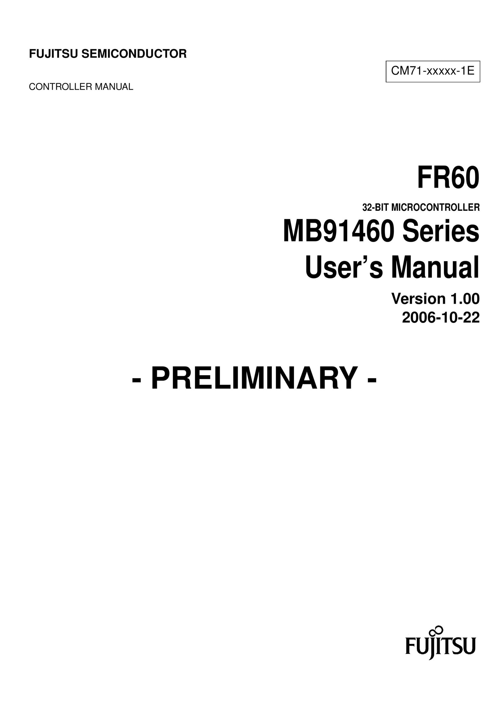 Fujitsu FR60 Computer Hardware User Manual