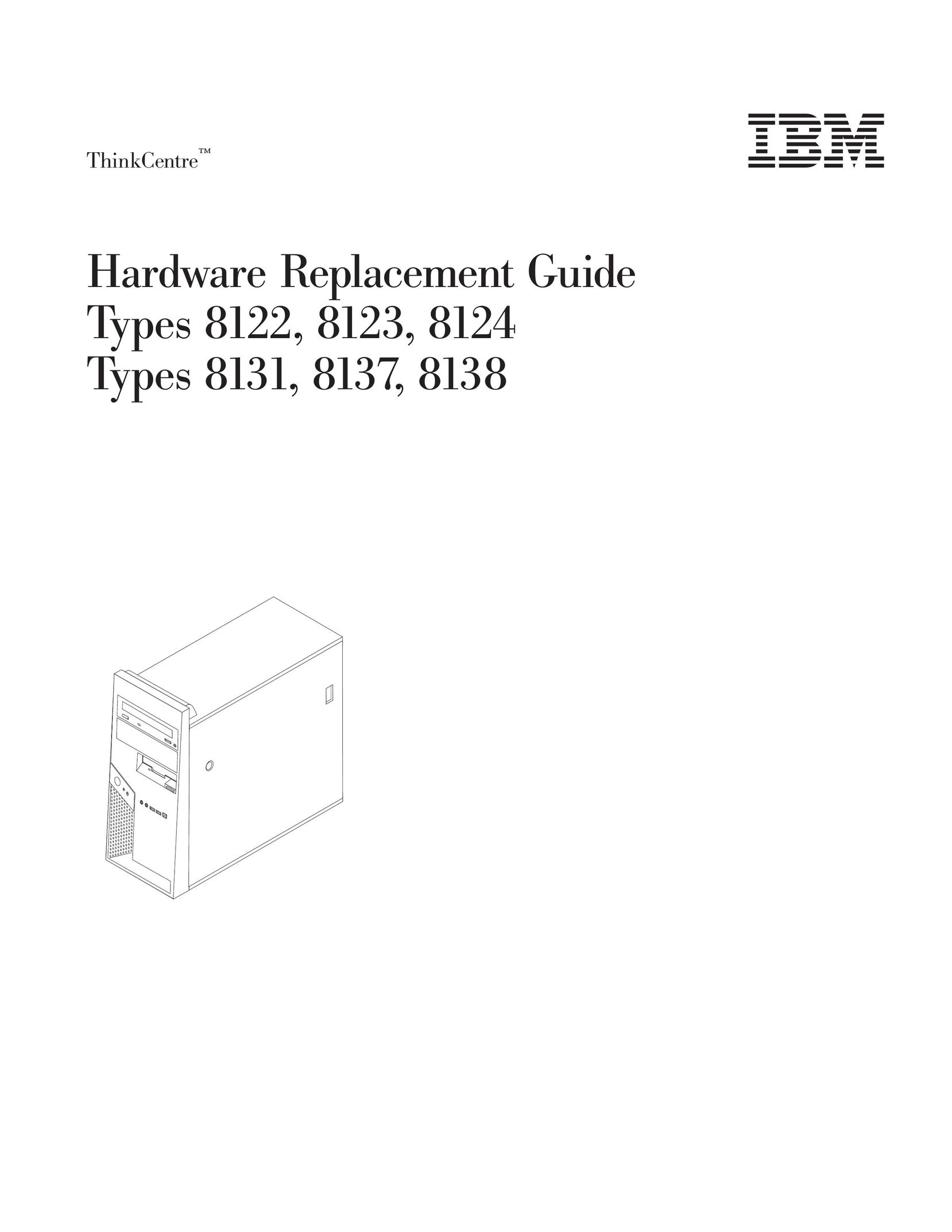 IBM 8123 Computer Hardware User Manual