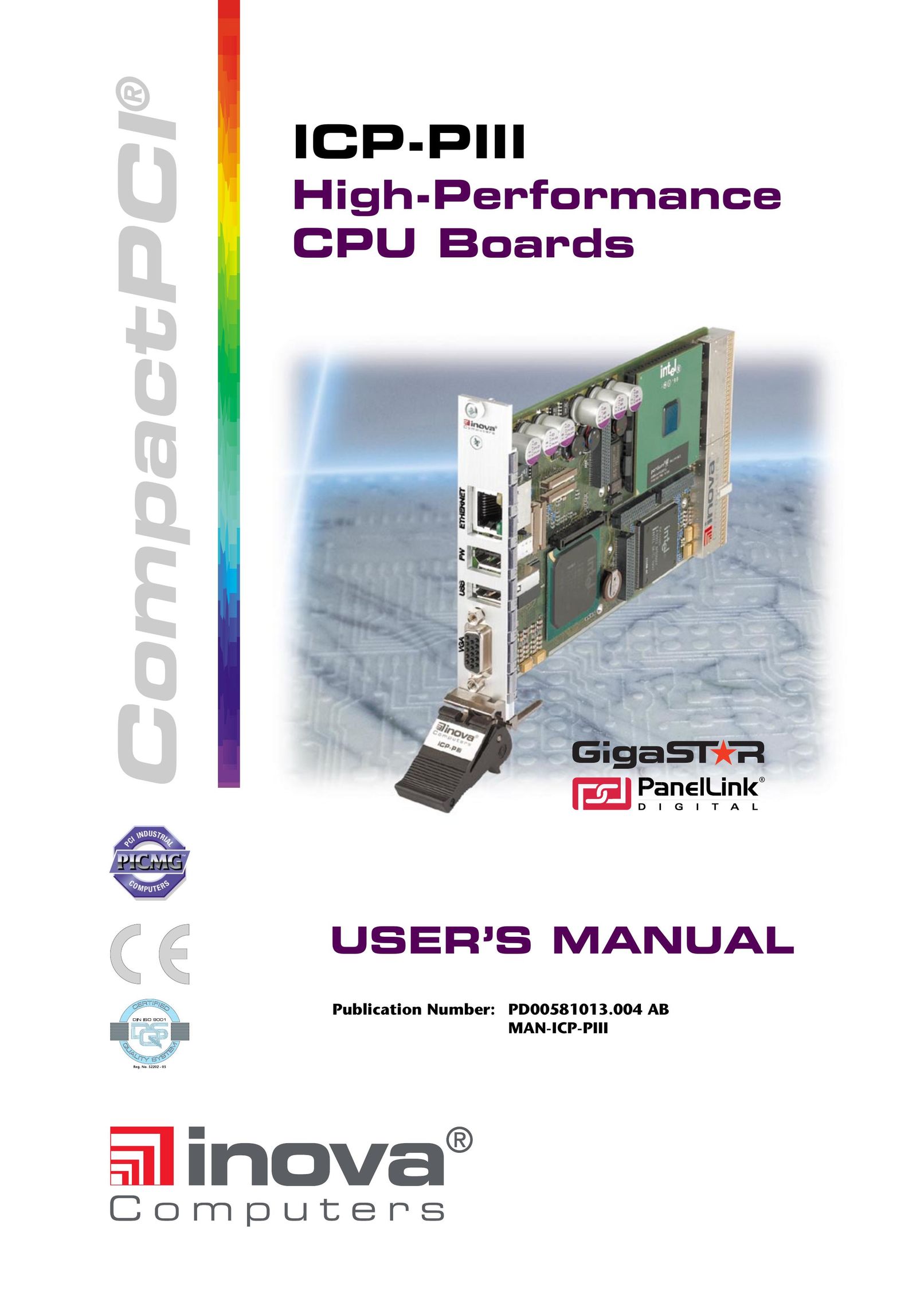 Inova ICP-PII Computer Hardware User Manual