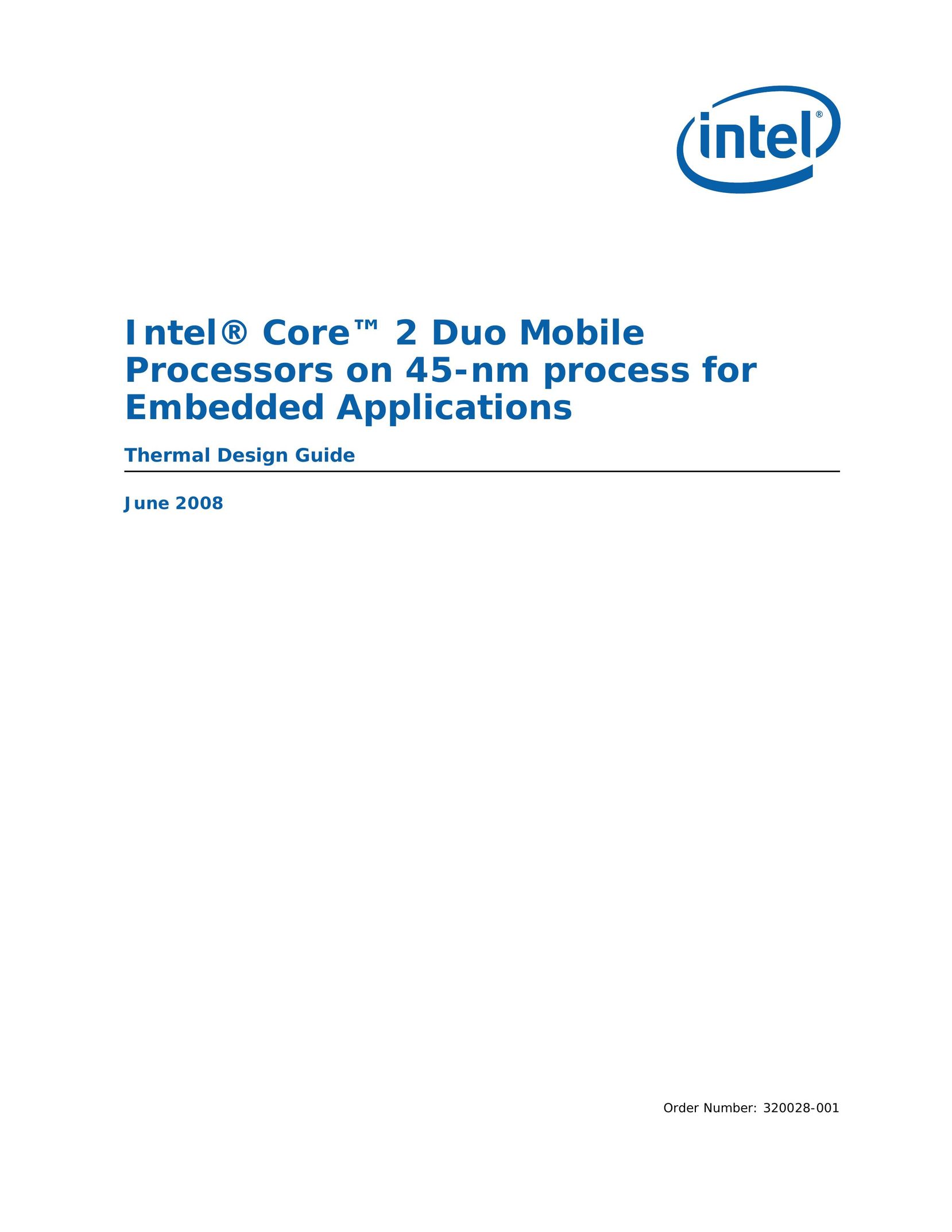 Intel 320028-001 Computer Hardware User Manual