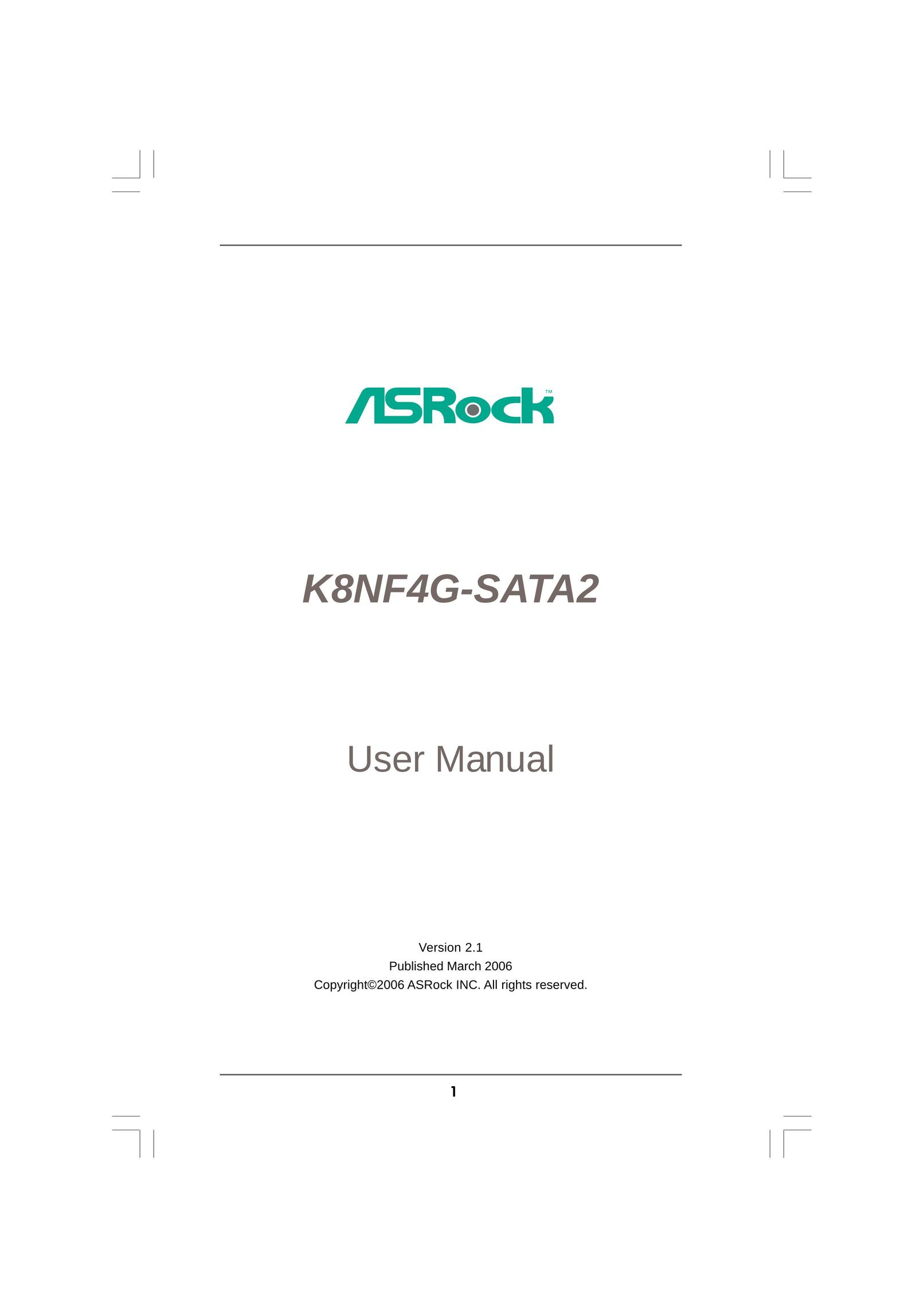 ISonic K8NF4G-SATA2 Computer Hardware User Manual