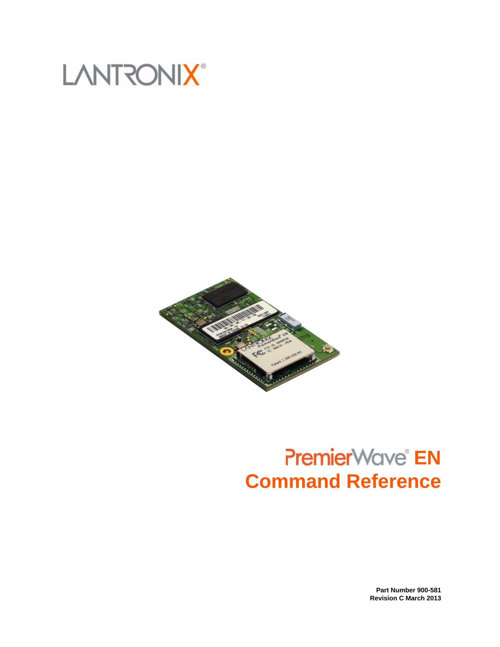 Lantronix 900-581 Computer Hardware User Manual