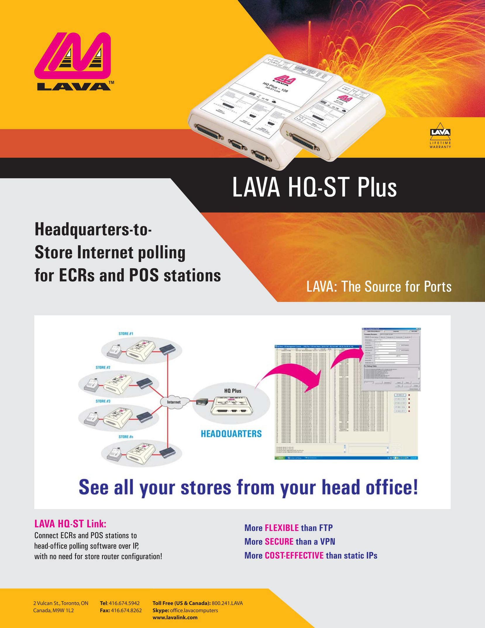 Lava Computer HQ-ST Plus Computer Hardware User Manual