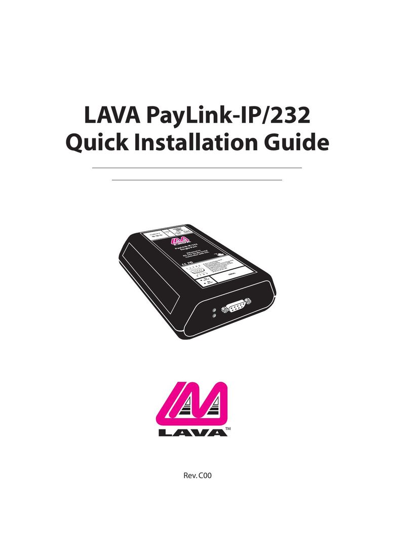 Lava Computer IP/232 Computer Hardware User Manual