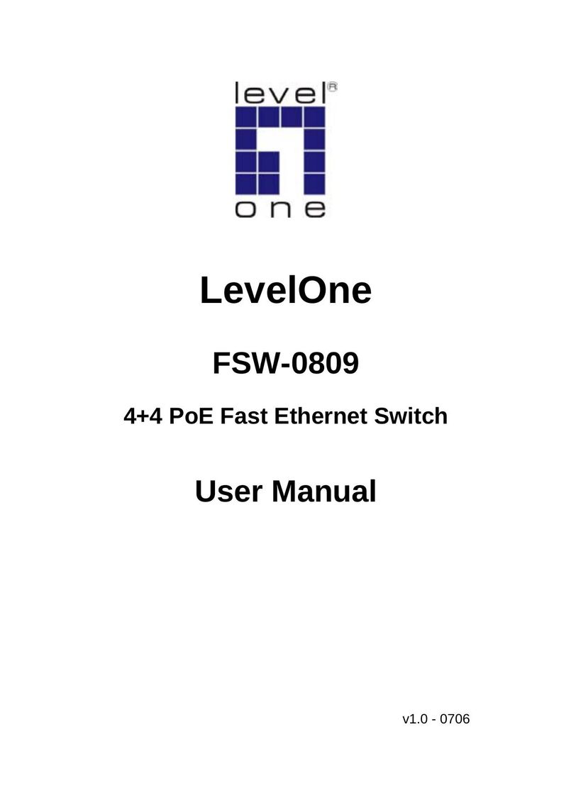 LevelOne FSW-0809 Computer Hardware User Manual