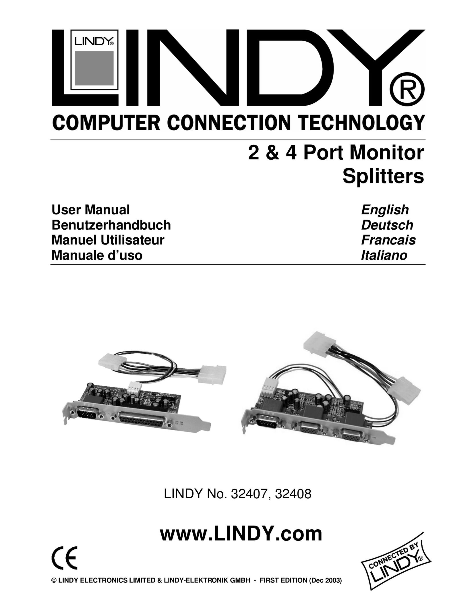 Lindy 32407 Computer Hardware User Manual