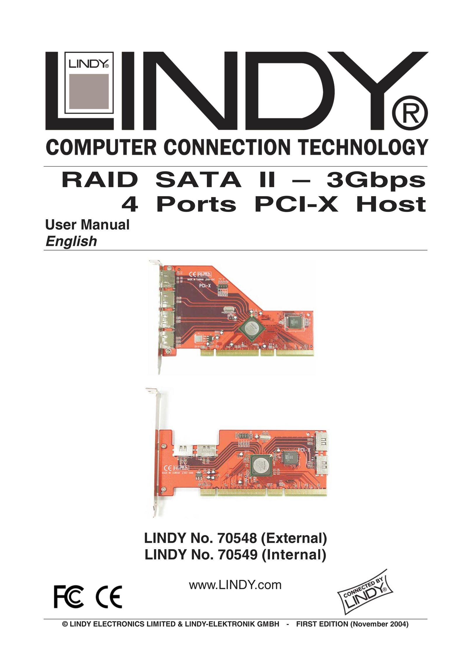 Lindy 70548 Computer Hardware User Manual