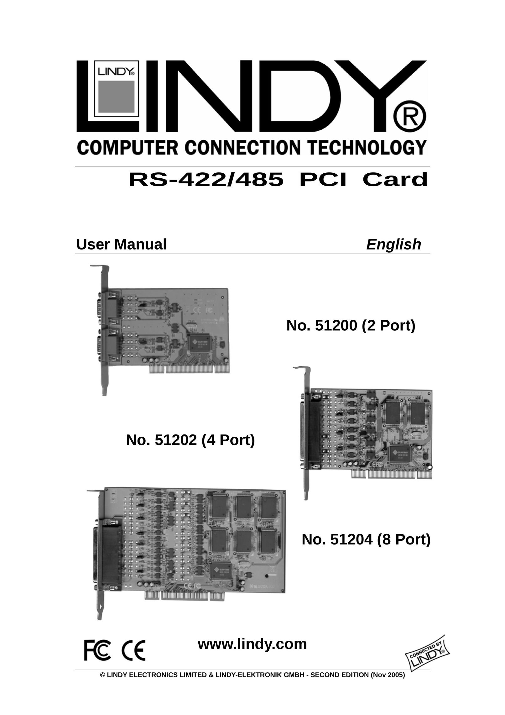 Lindy RS-422/485 Computer Hardware User Manual