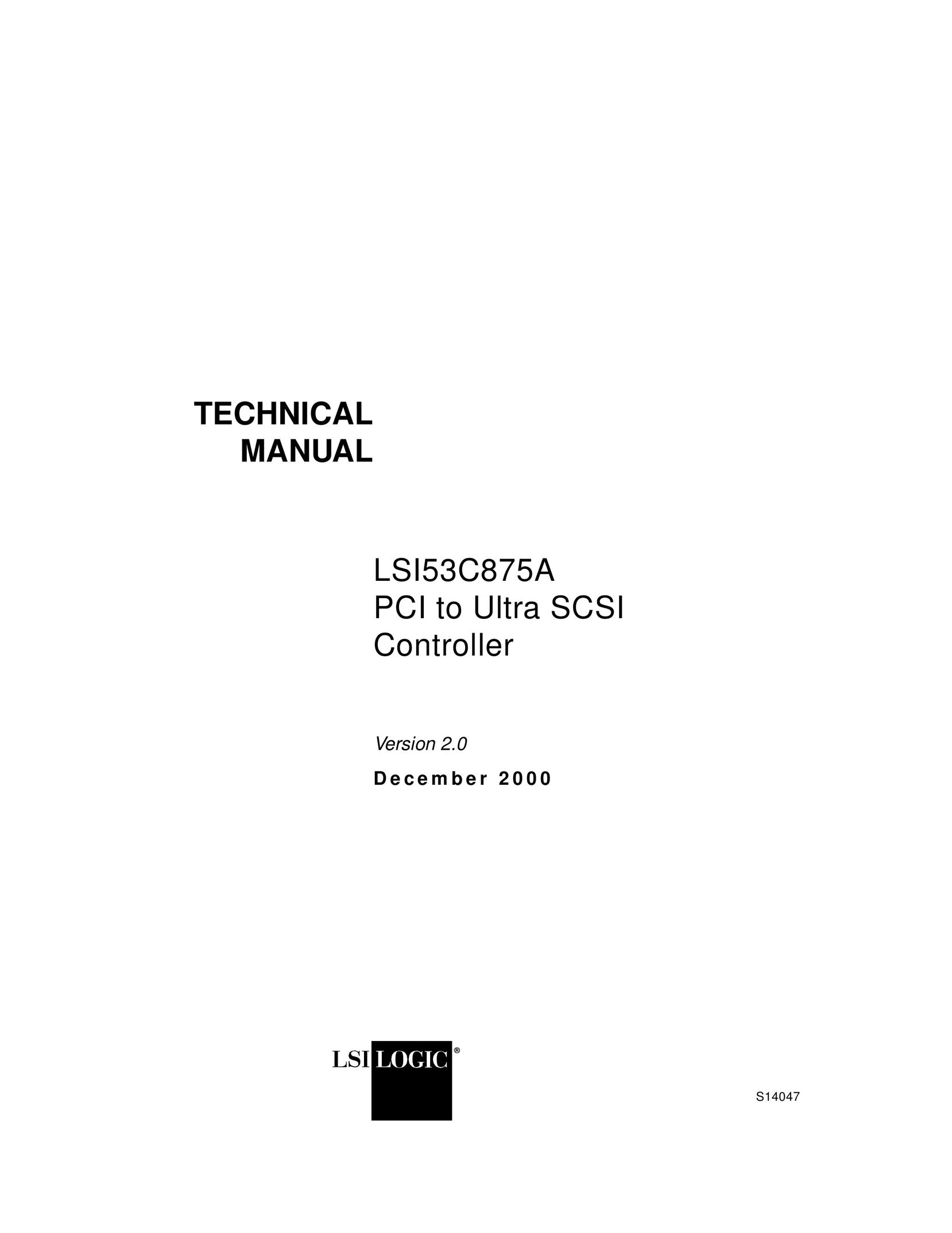 LSI 53C875A Computer Hardware User Manual
