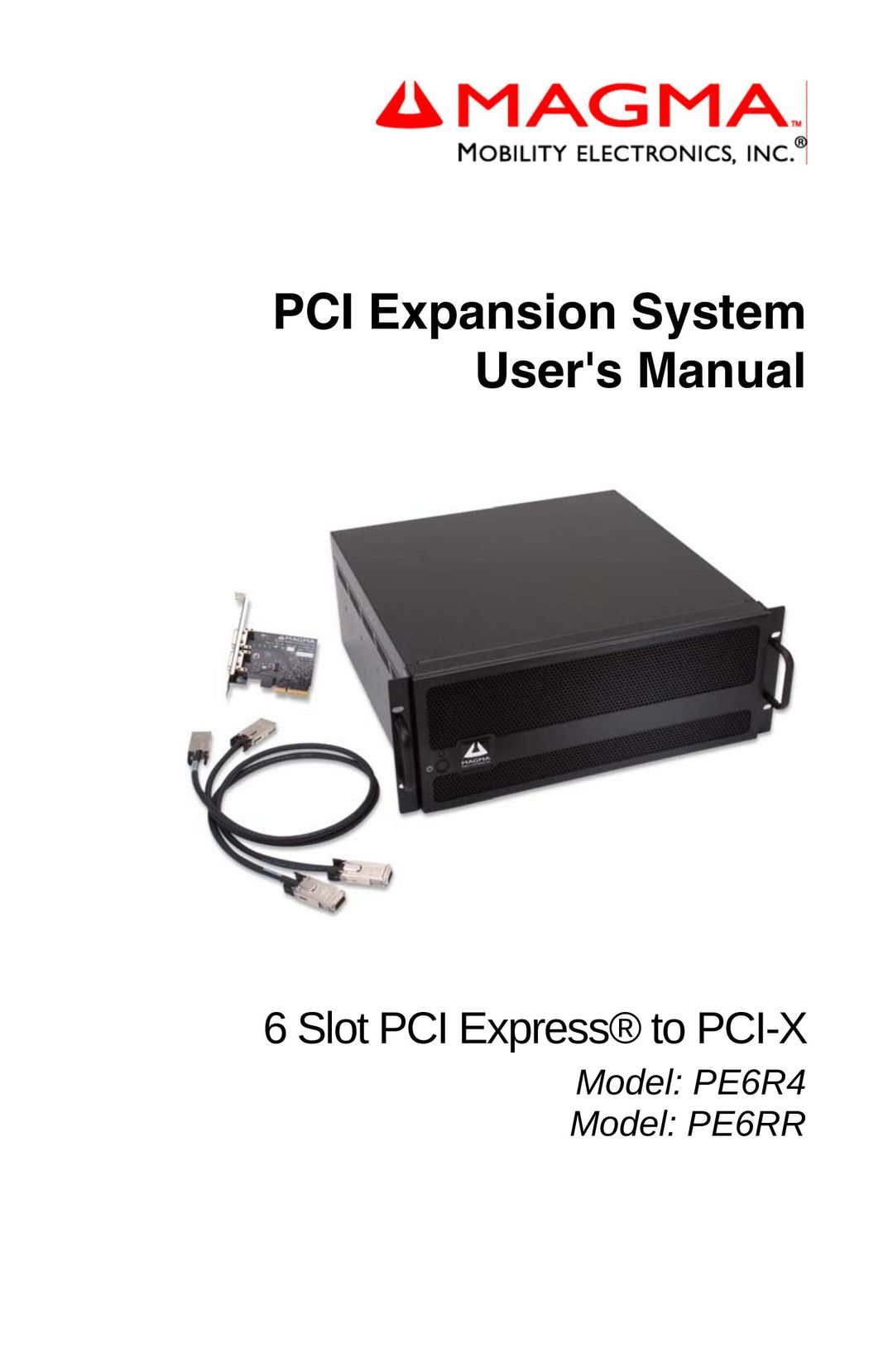 Magma PCI Expansion System Computer Hardware User Manual