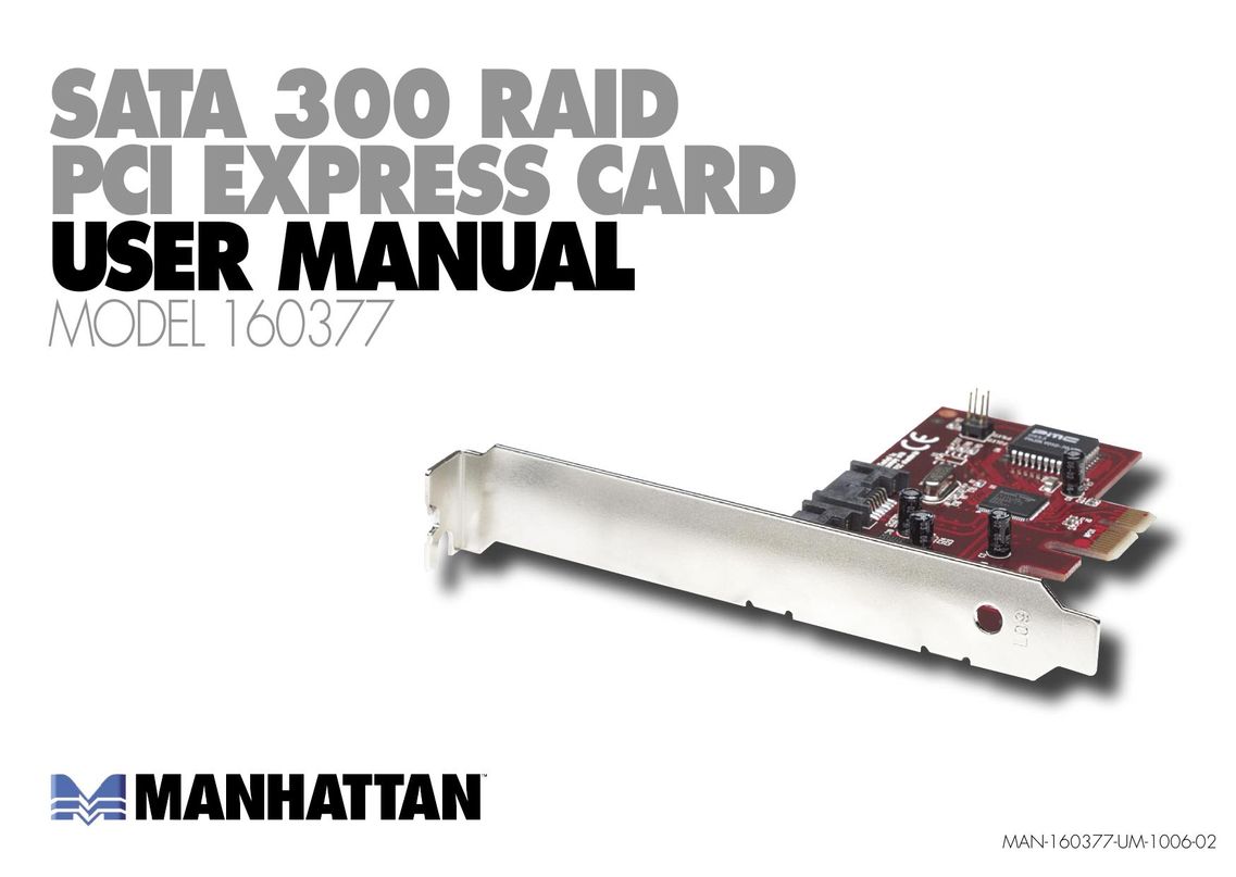 Manhattan Computer Products 160377 Computer Hardware User Manual