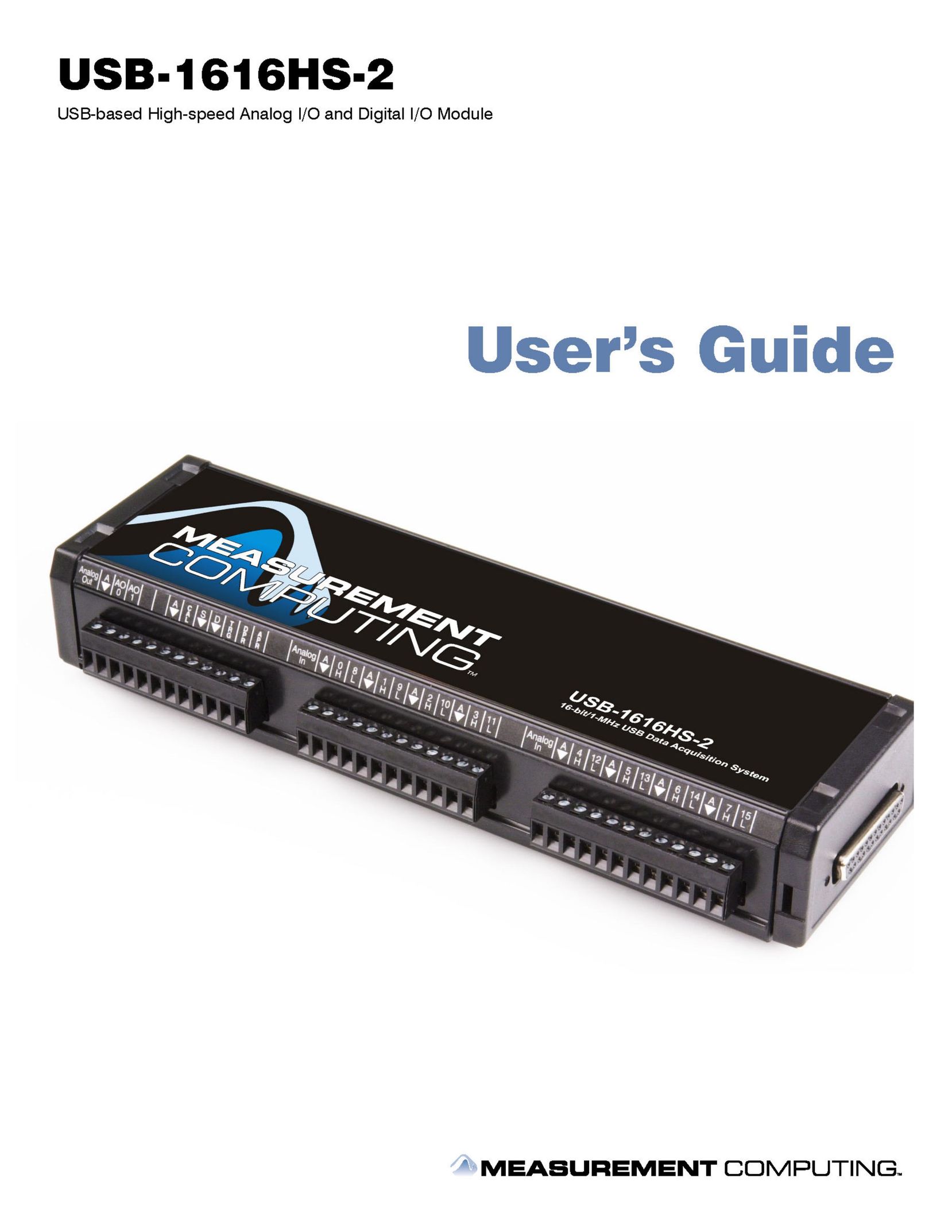 Measurement Specialties USB-1616HS-2 Computer Hardware User Manual
