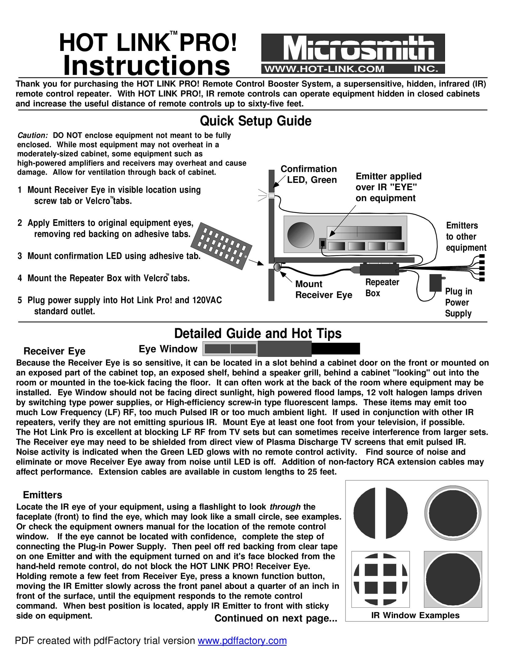 Microsmith EXPX6 Computer Hardware User Manual
