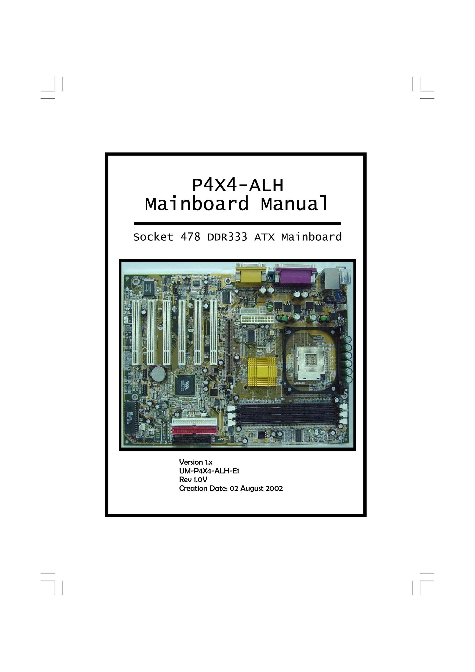 Microsoft P4X4-ALH Computer Hardware User Manual