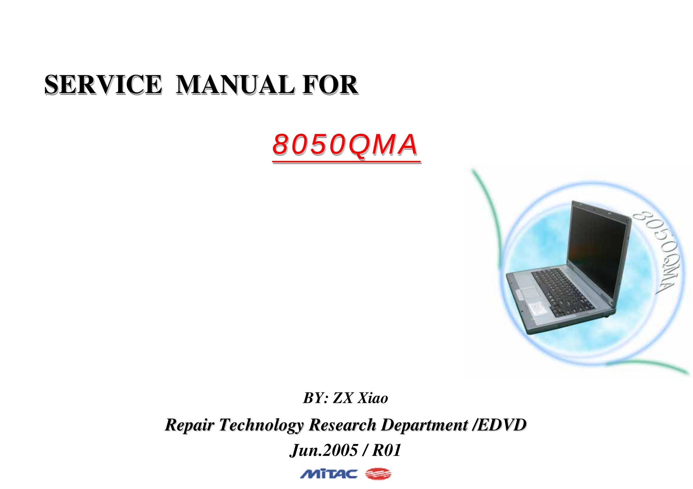 MiTAC 8050QMA Computer Hardware User Manual