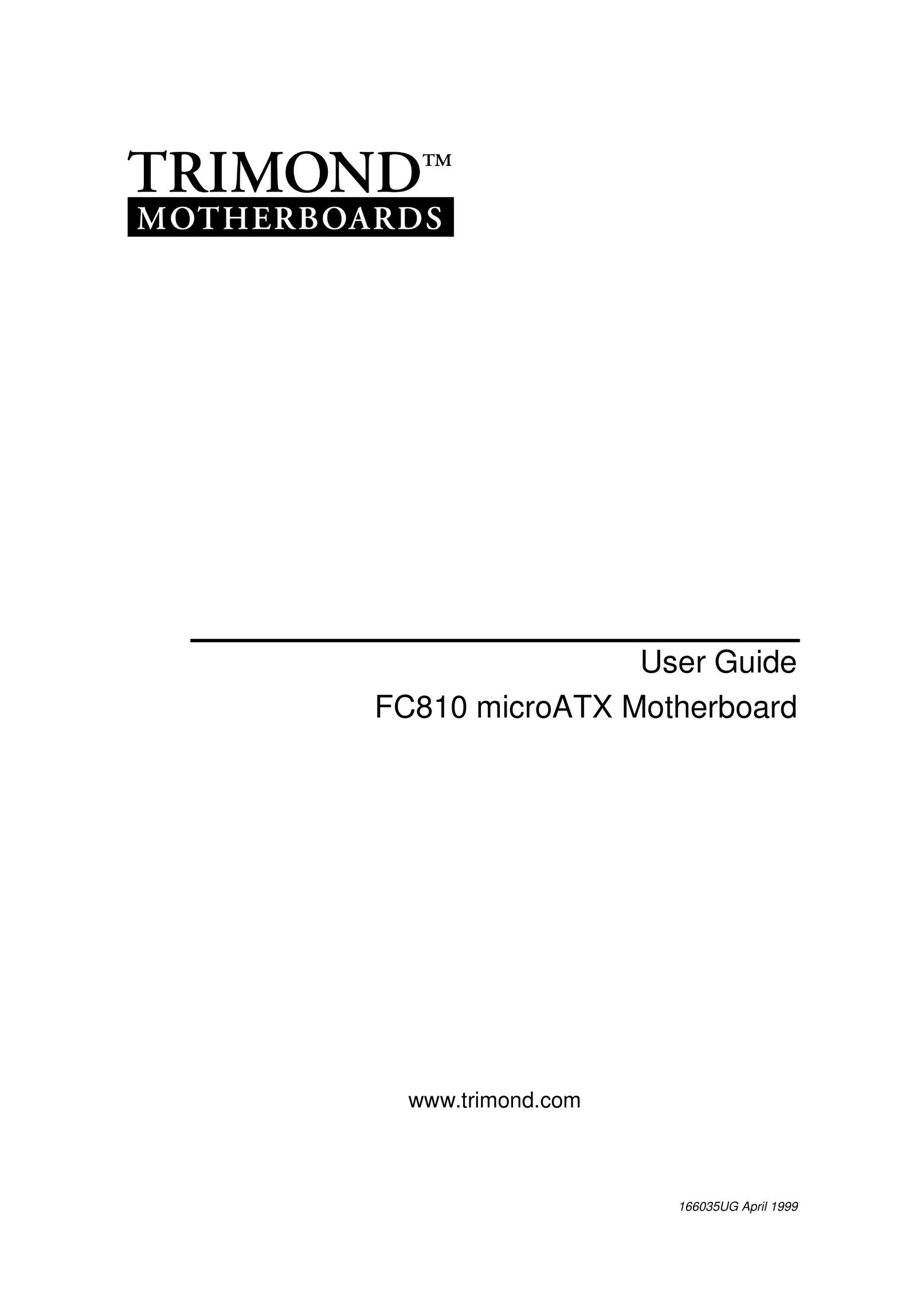 Mitsubishi Electronics FC810 Computer Hardware User Manual