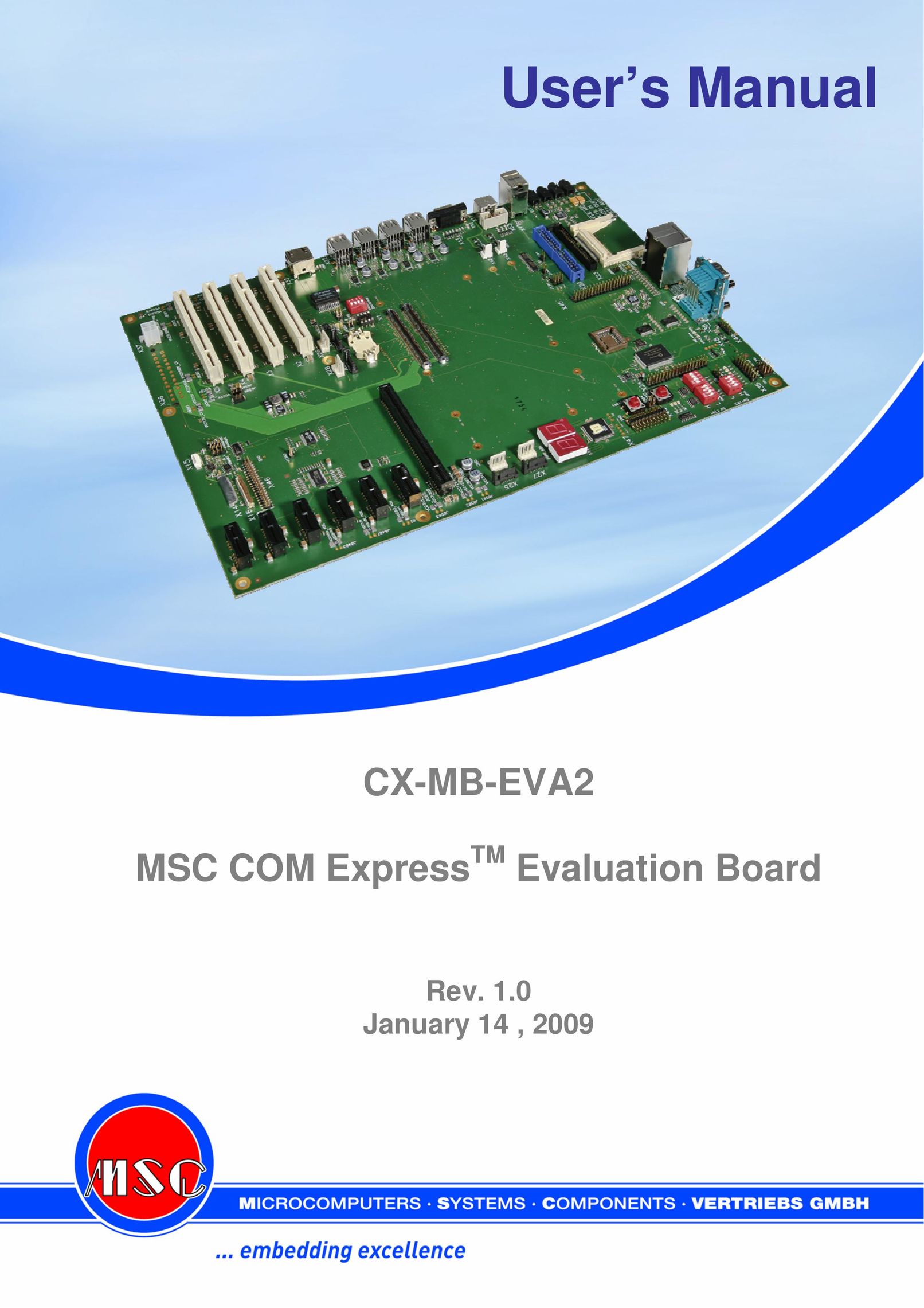 MSC CX-MB-EVA2 Computer Hardware User Manual
