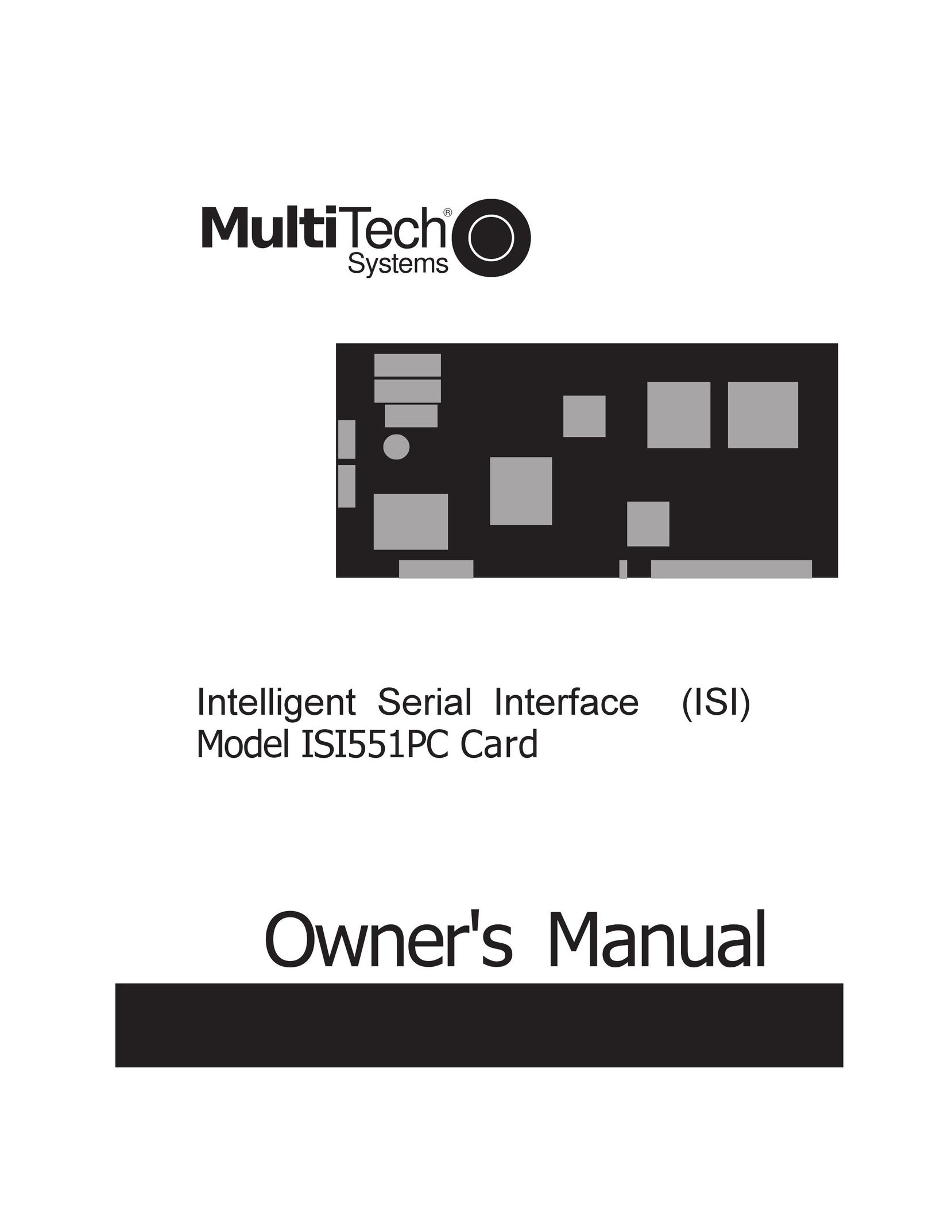Multi-Tech Systems ISI551PC Computer Hardware User Manual