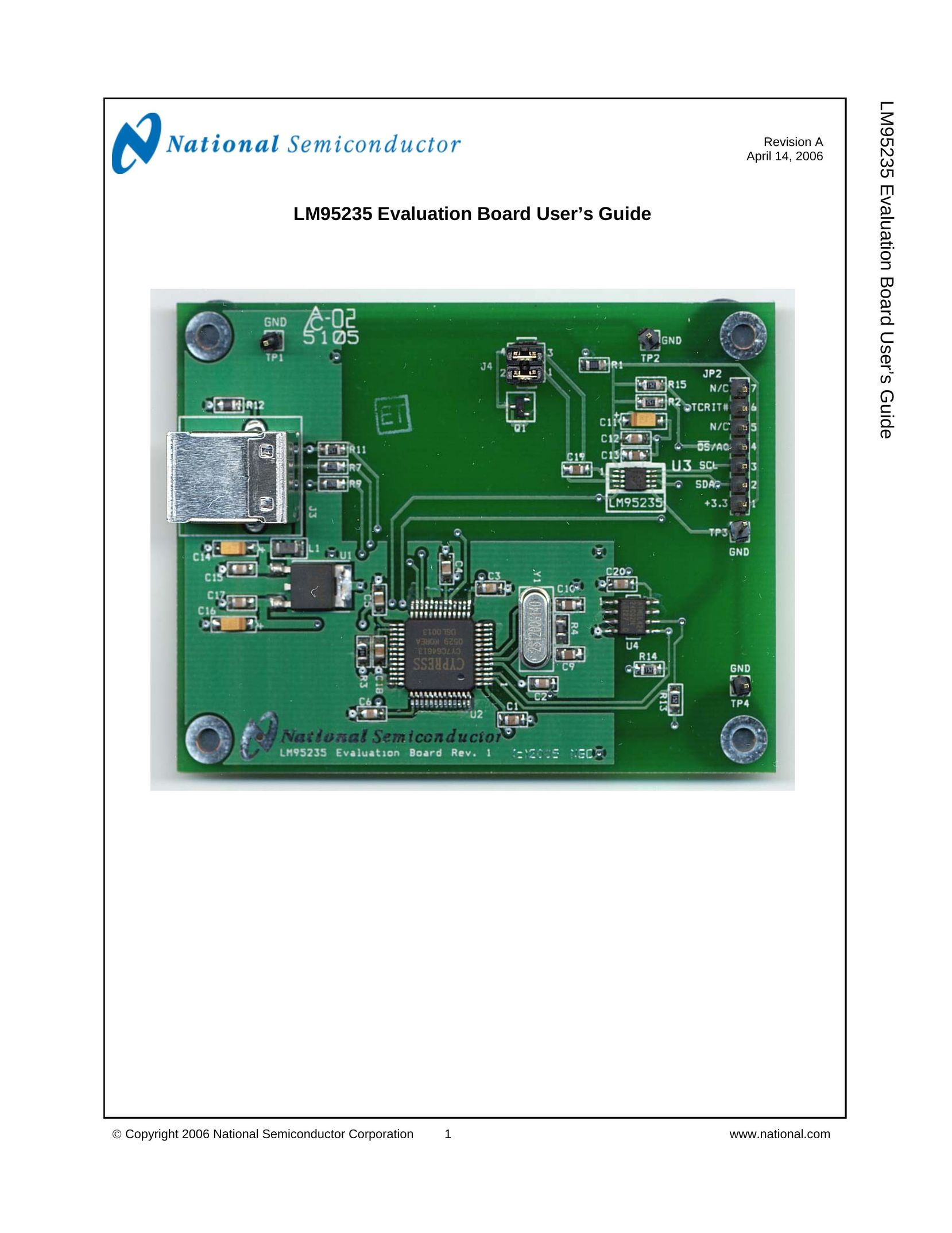 National LM95235 Computer Hardware User Manual