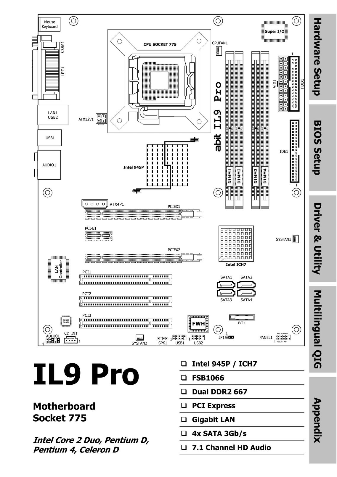 Nextar IL9 PRO Computer Hardware User Manual