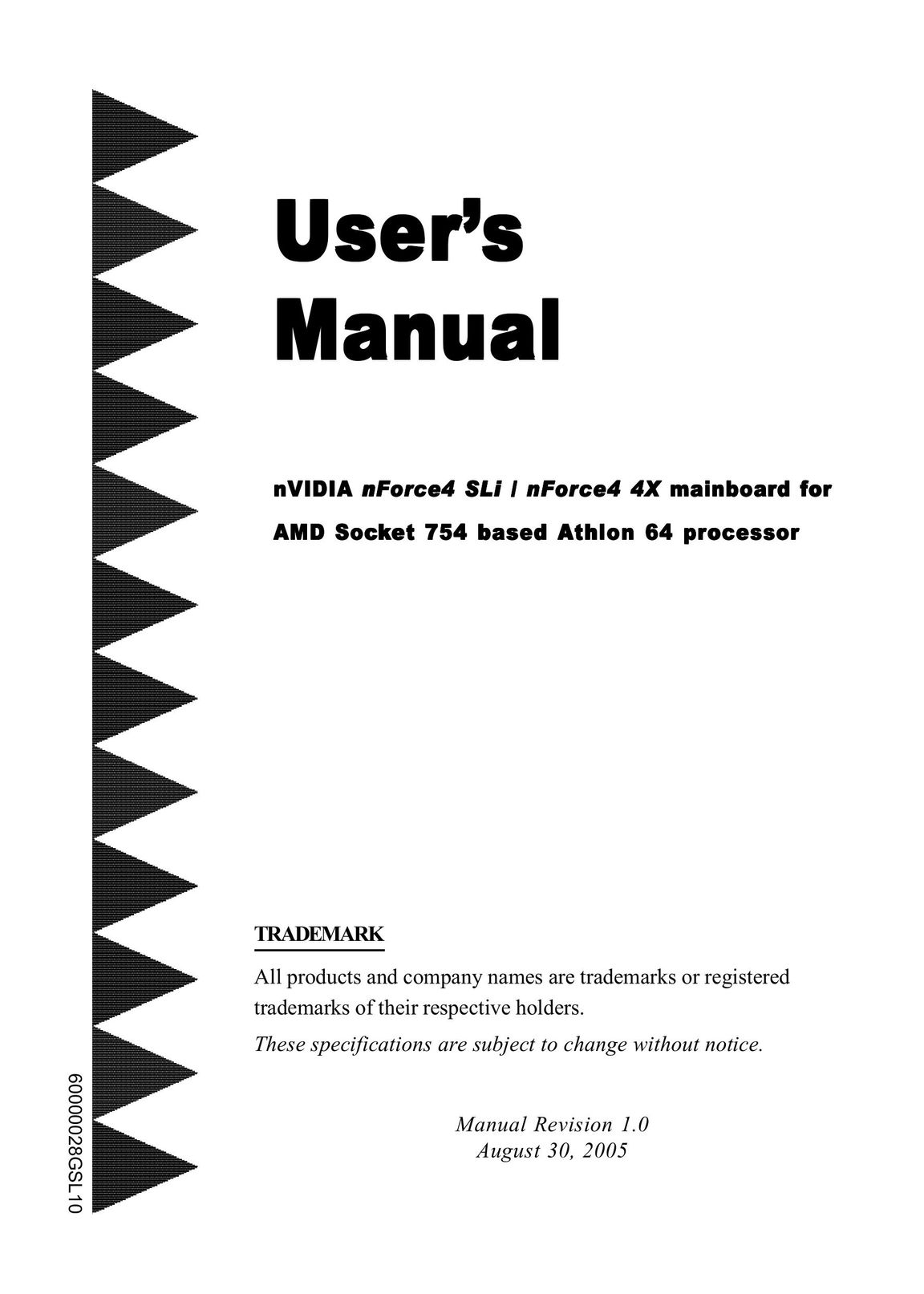 Nvidia 754 Computer Hardware User Manual