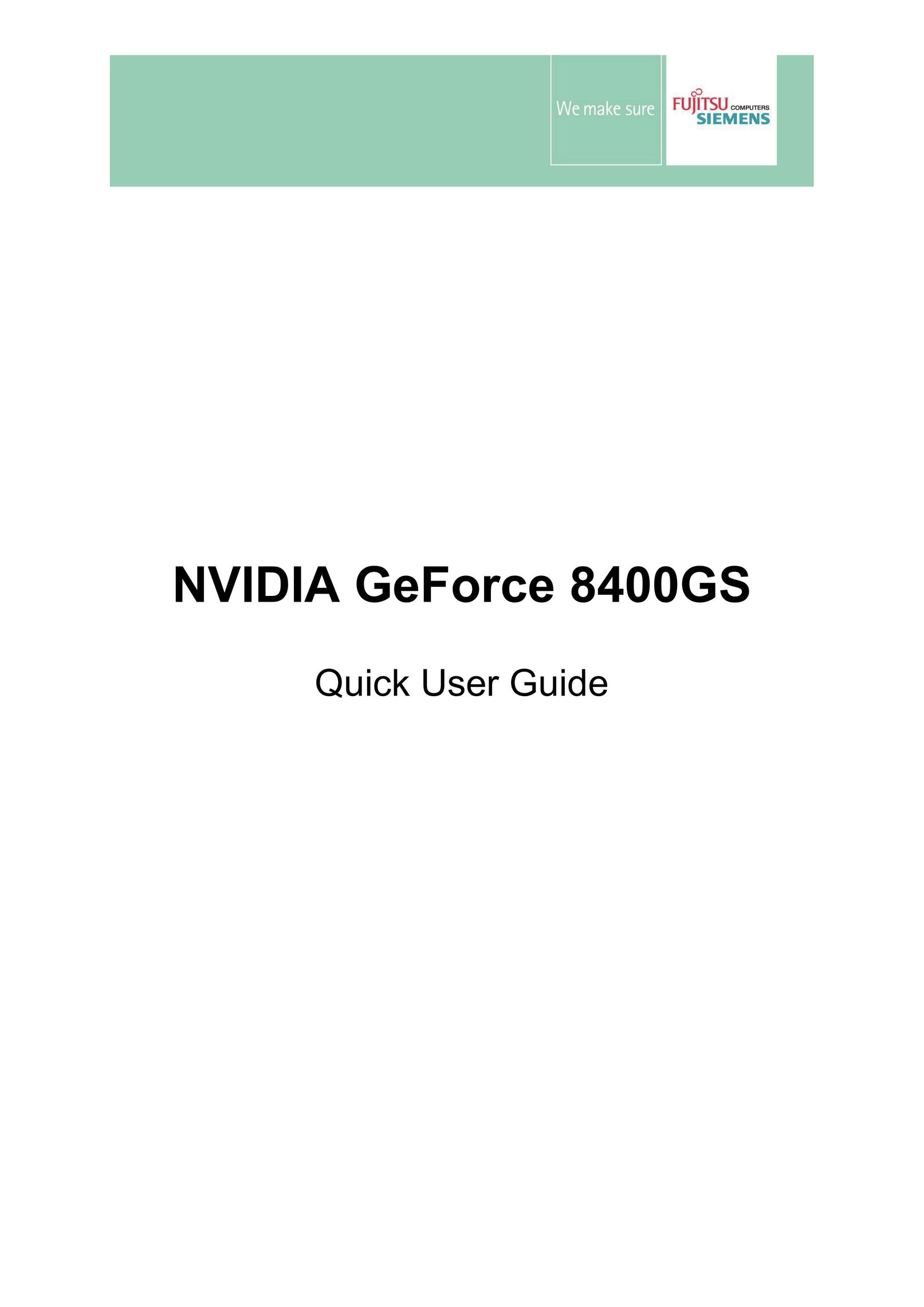 Nvidia 8400GS Computer Hardware User Manual