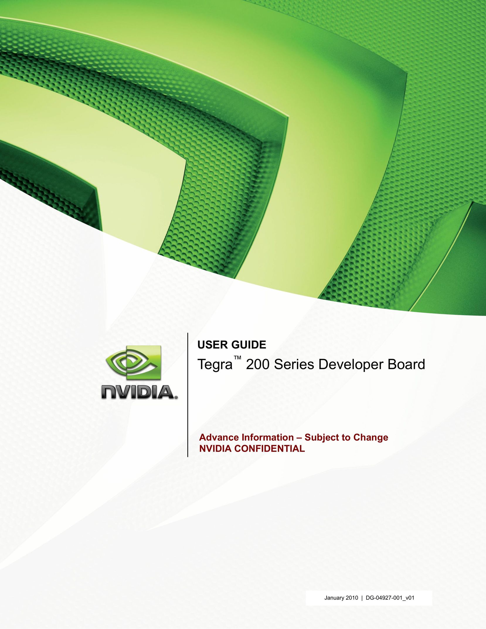 Nvidia DG-04927-001_V01 Computer Hardware User Manual