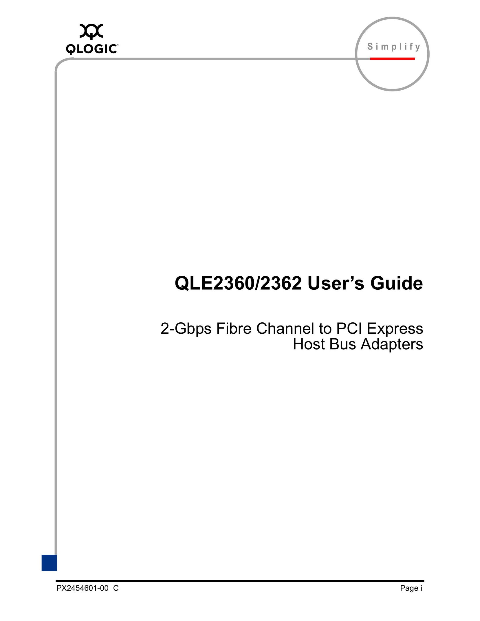 Q-Logic QLE2360 Computer Hardware User Manual
