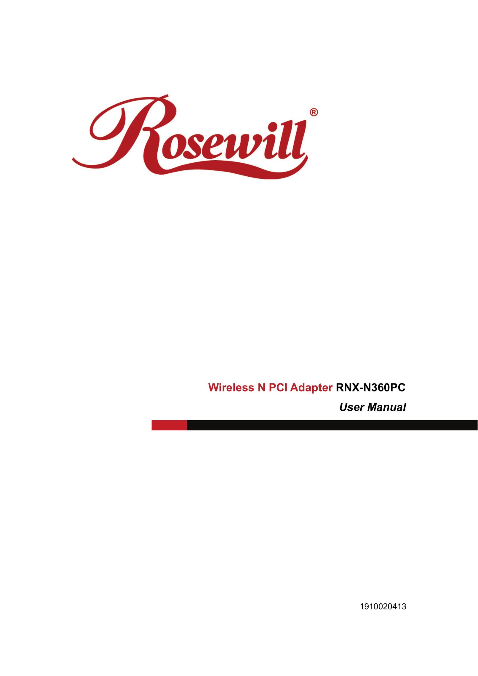 Rosewill RNX-N360PC Computer Hardware User Manual