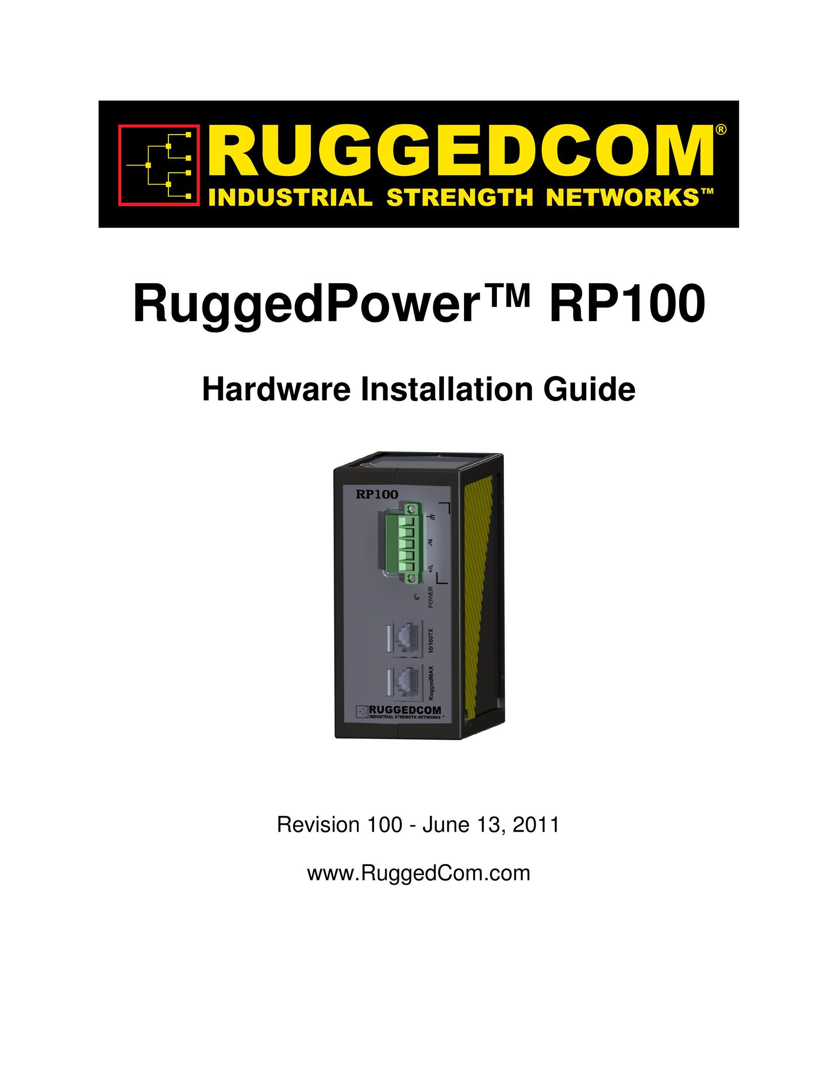 RuggedCom RP100 Computer Hardware User Manual